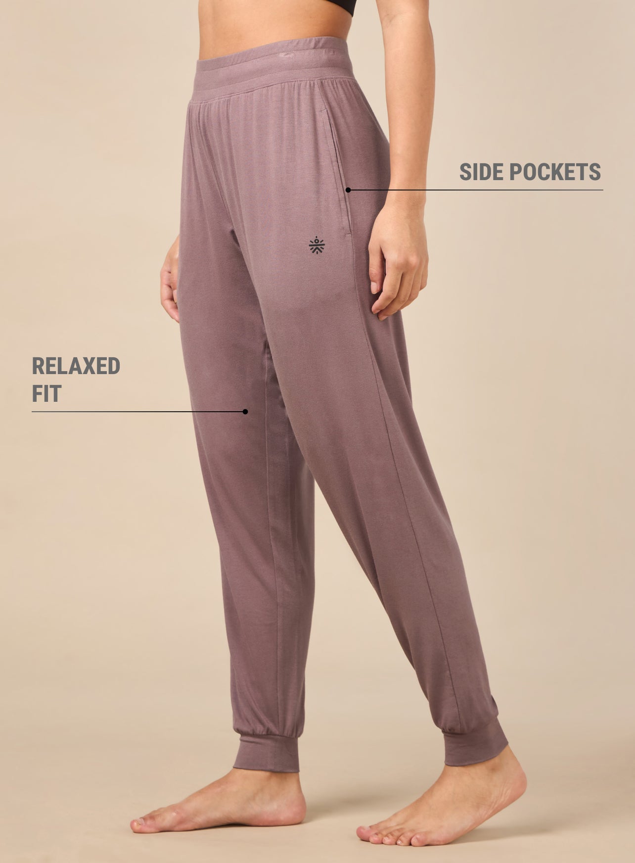 Women's Mauve Yogini Pants