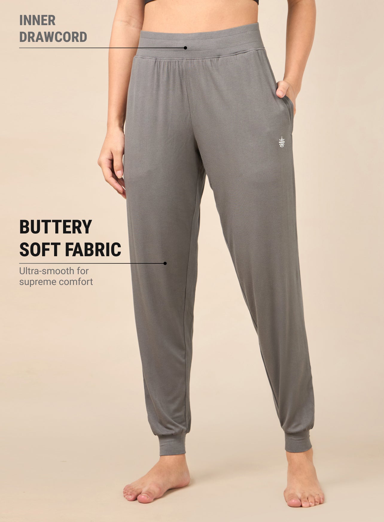 Women's Grey Yogini Pants