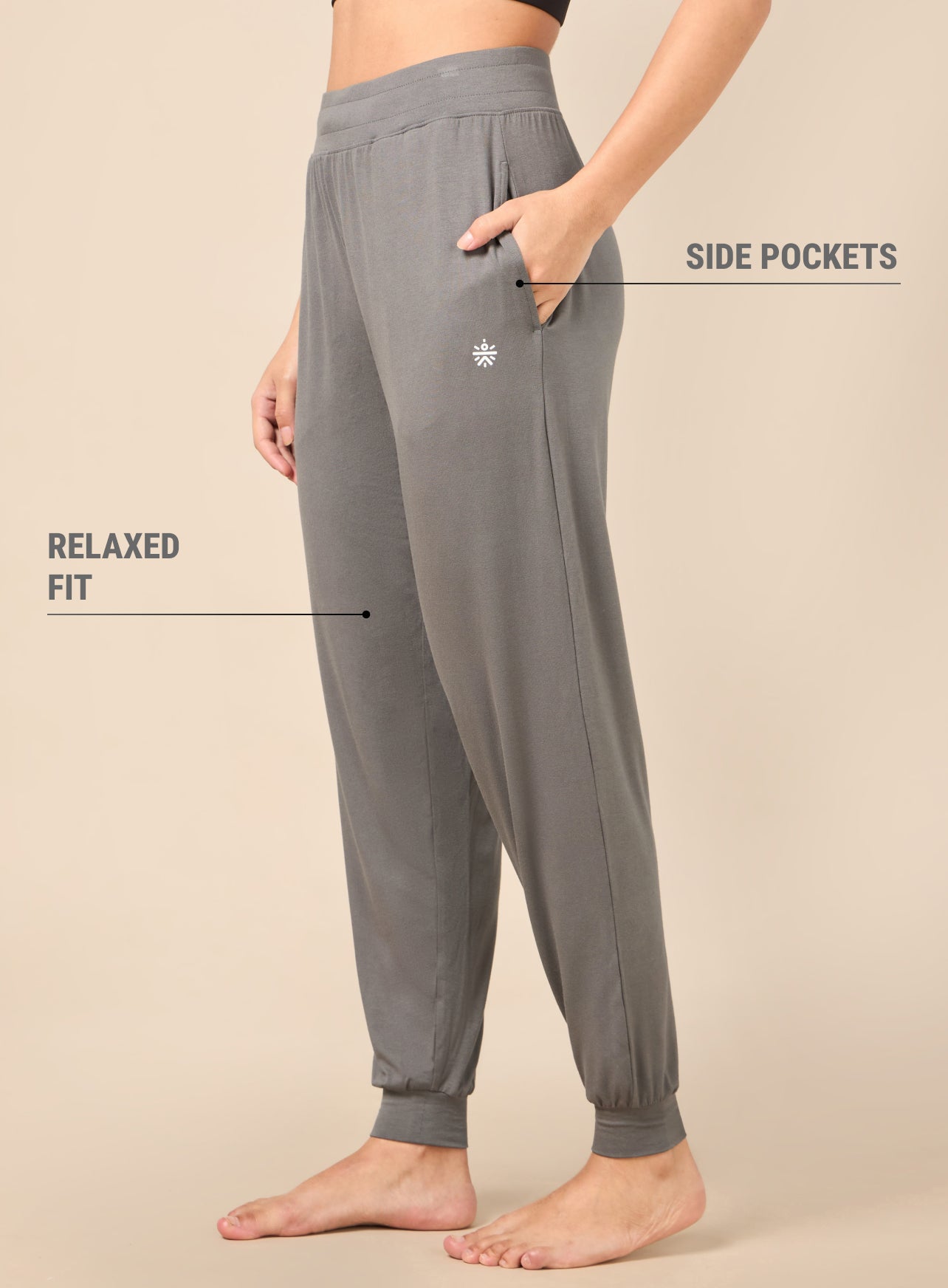 Women's Grey Yogini Pants