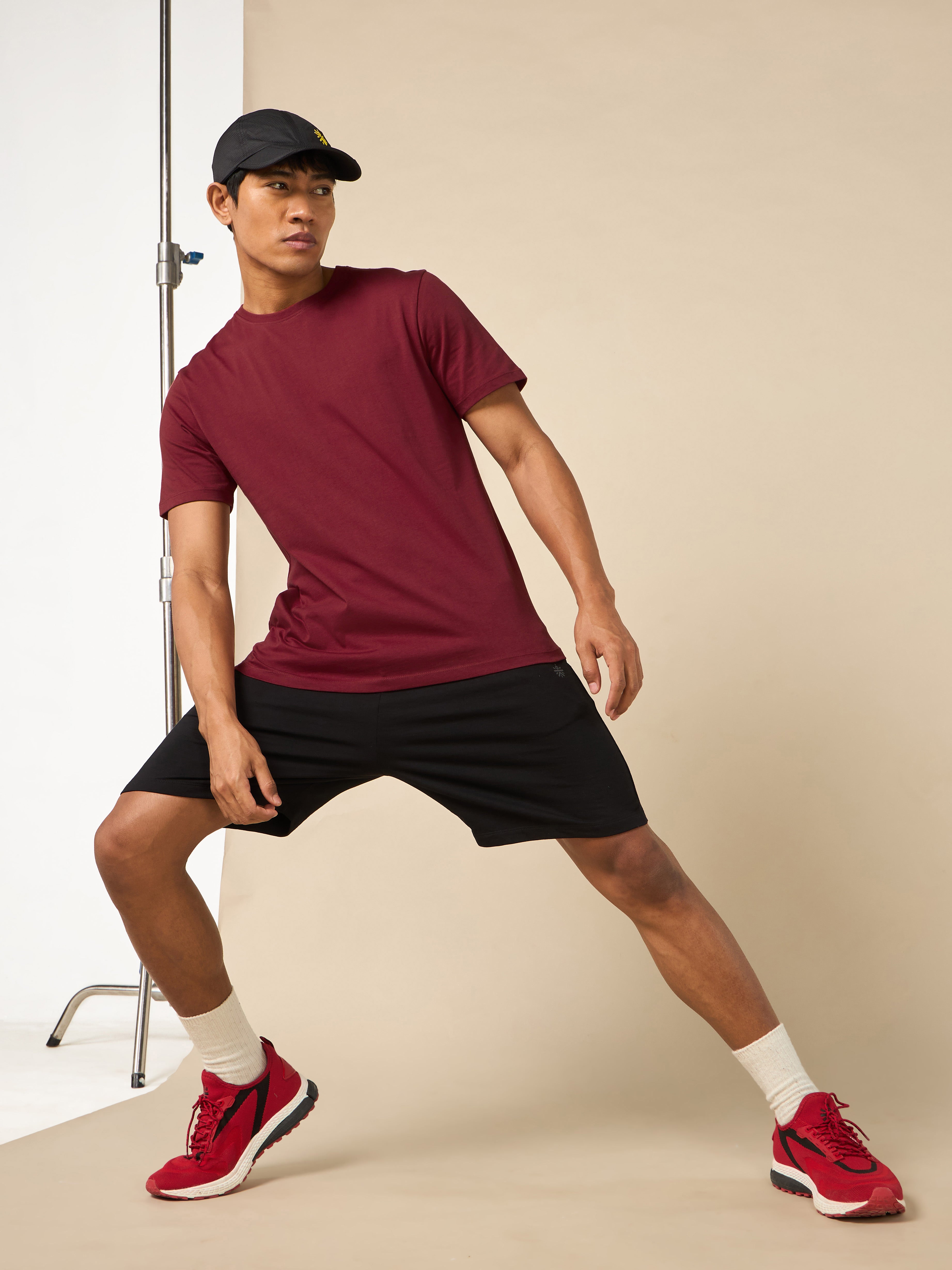 Men's Cult Essential Cotton Pack of 2 T-shirts - Grey & Red