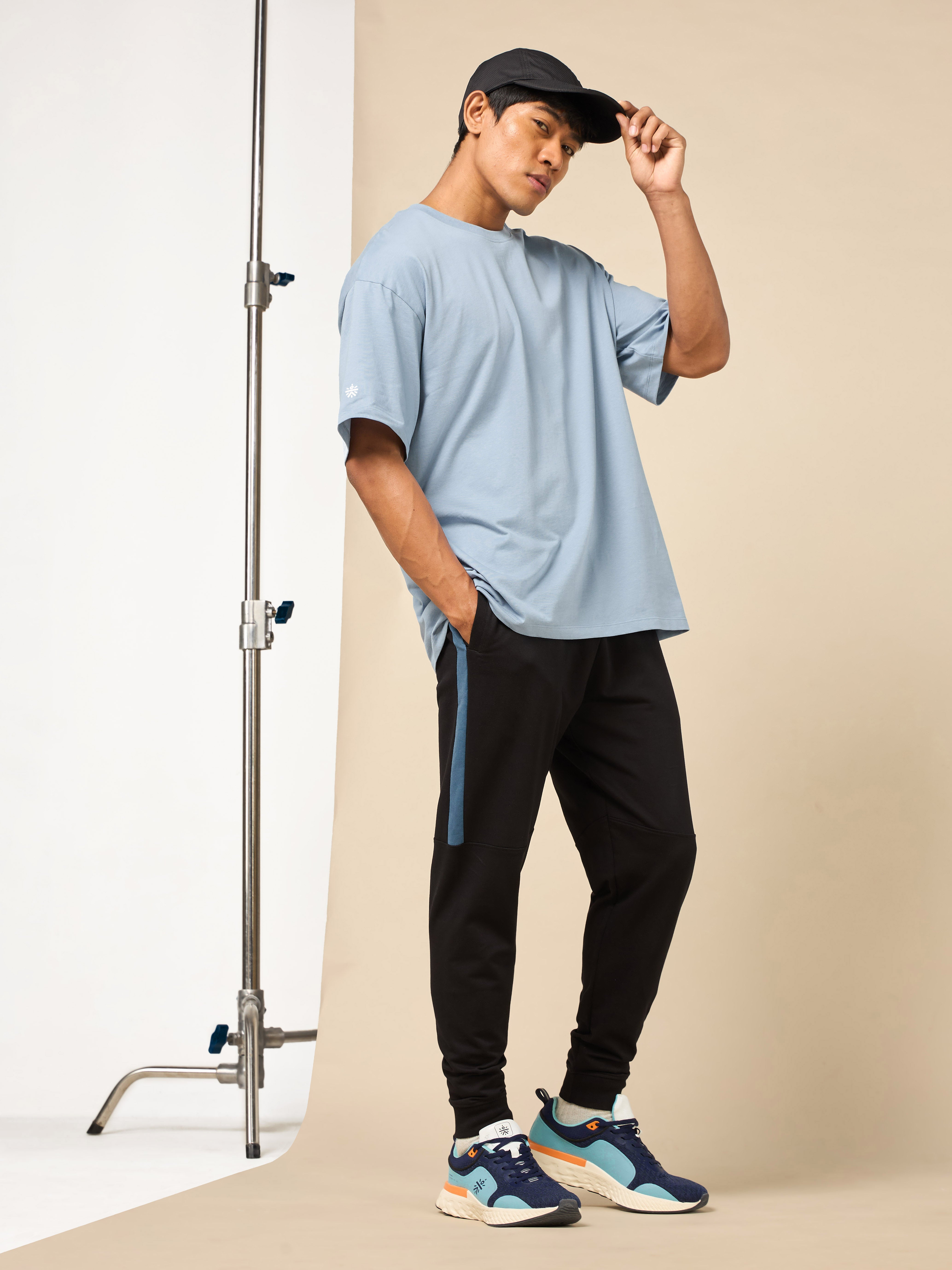 Men's One More Rep Back Print Blue T-shirt