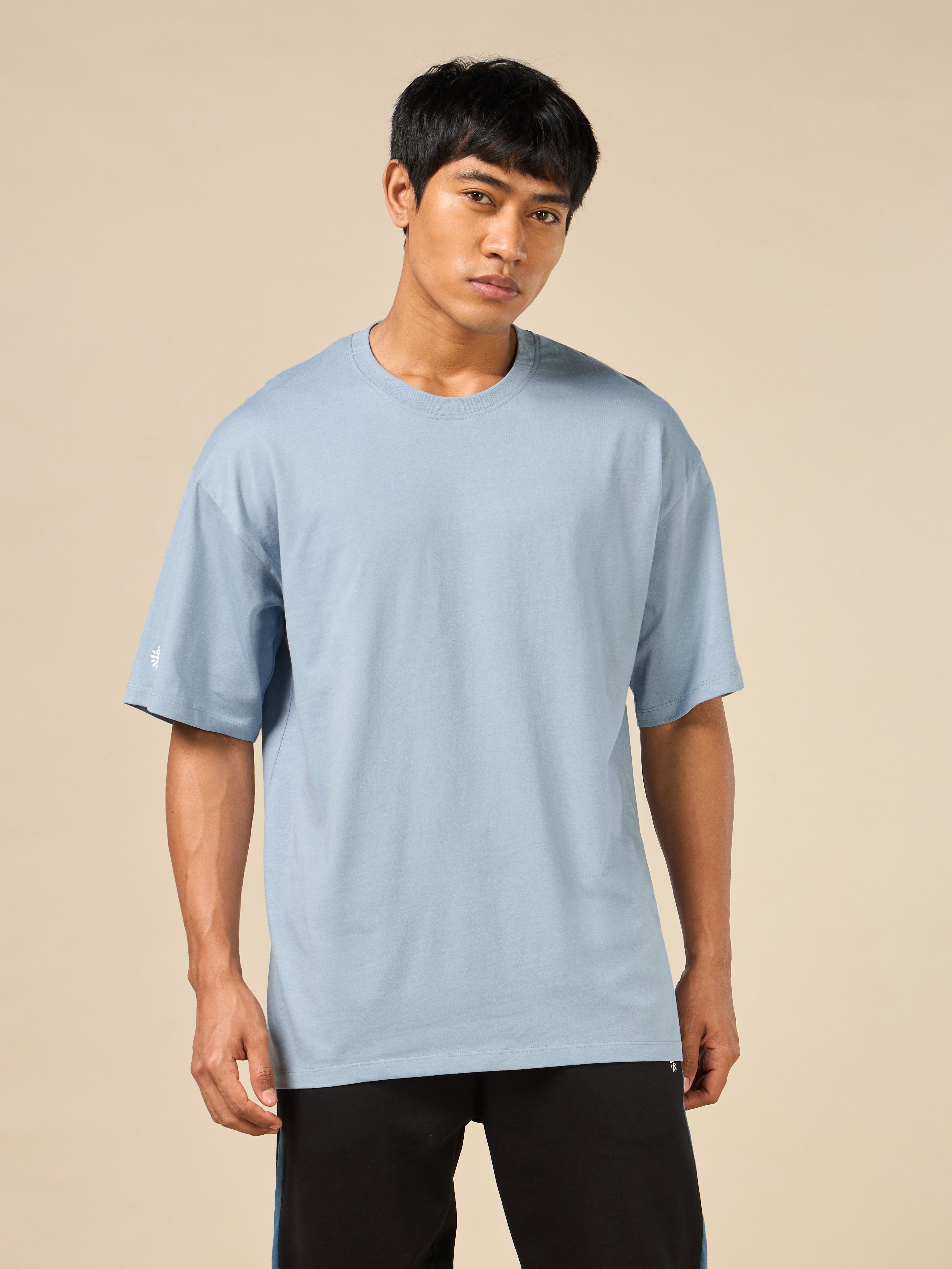 Men's One More Rep Back Print Blue T-shirt