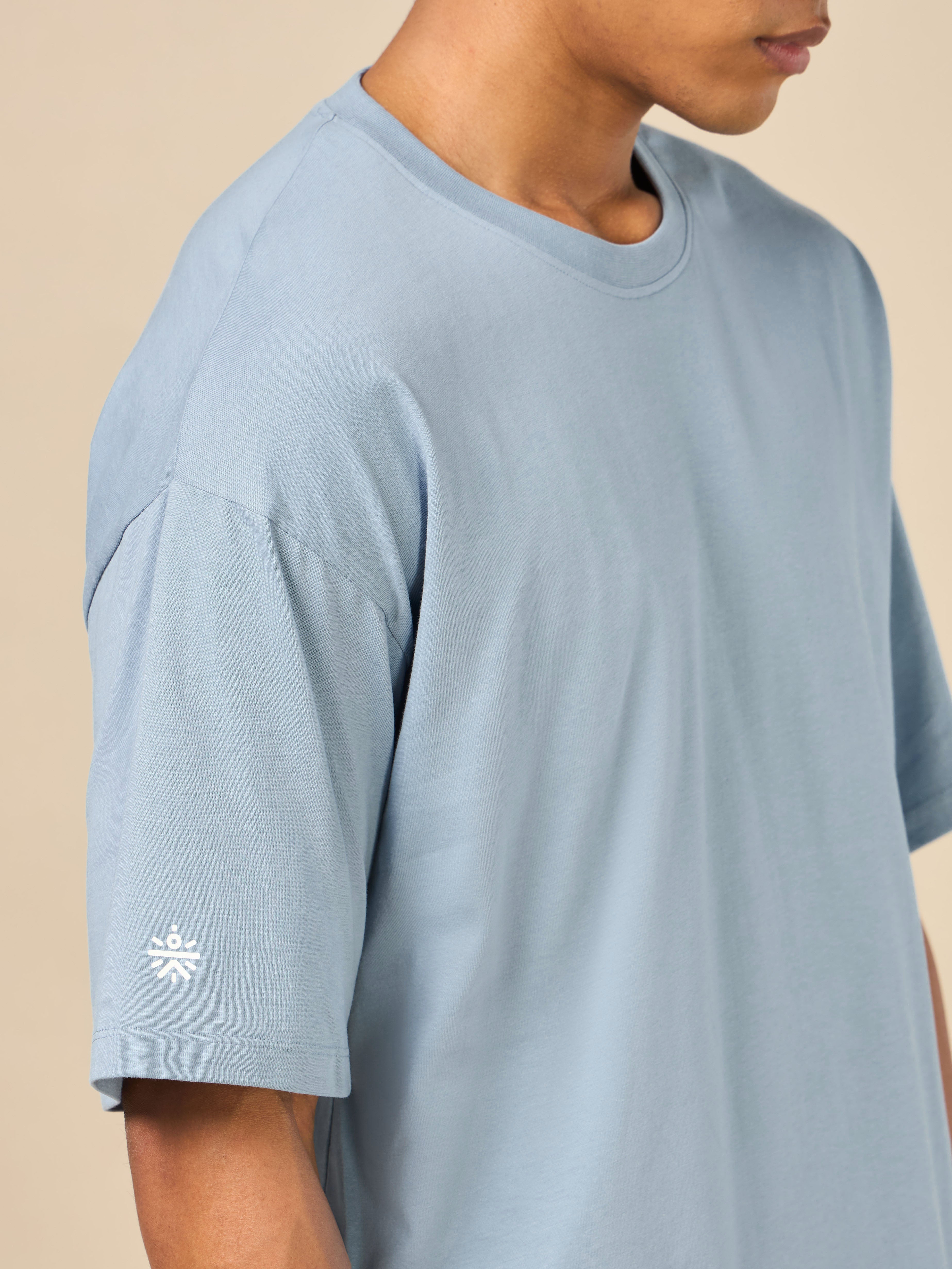 Men's One More Rep Back Print Blue T-shirt