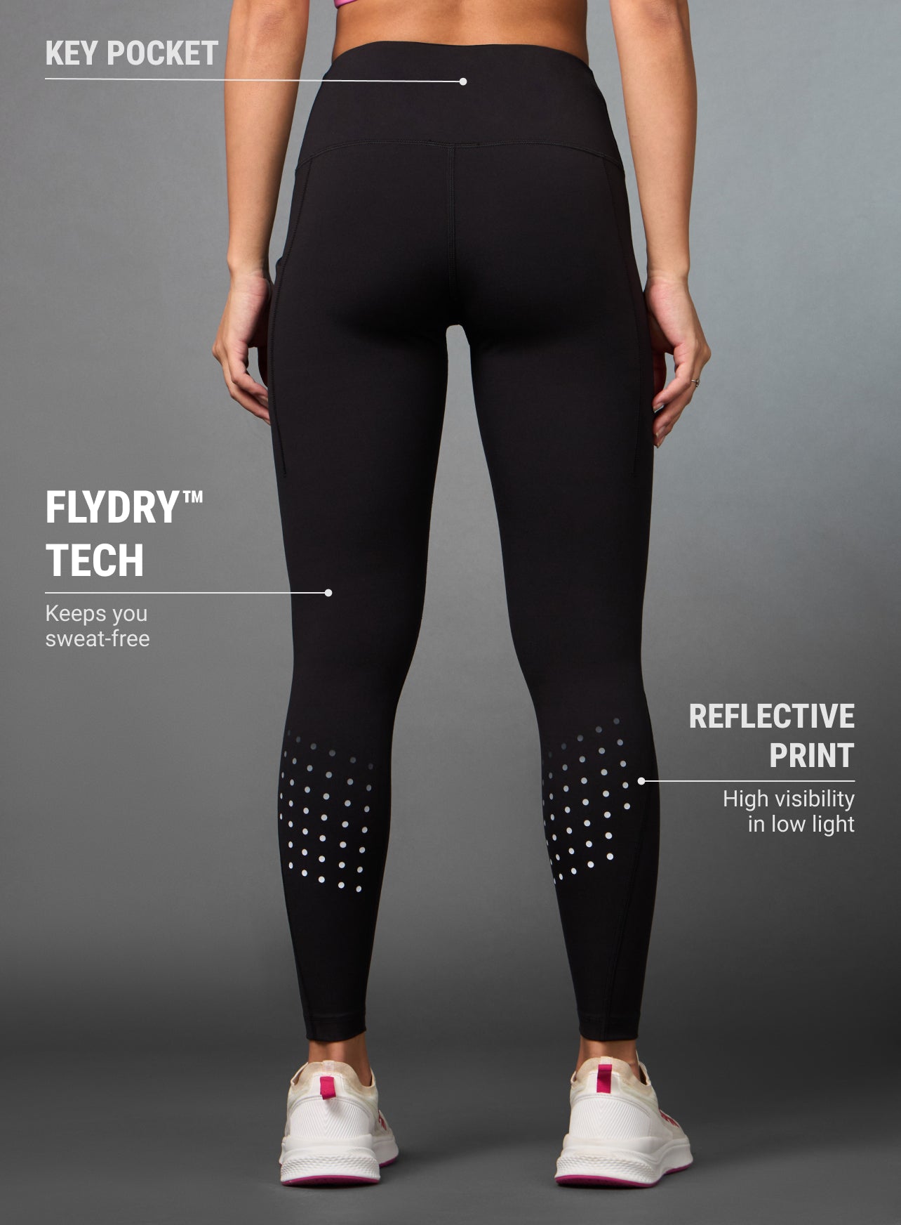 Women's Black Ultimate COMFlex Run Tights
