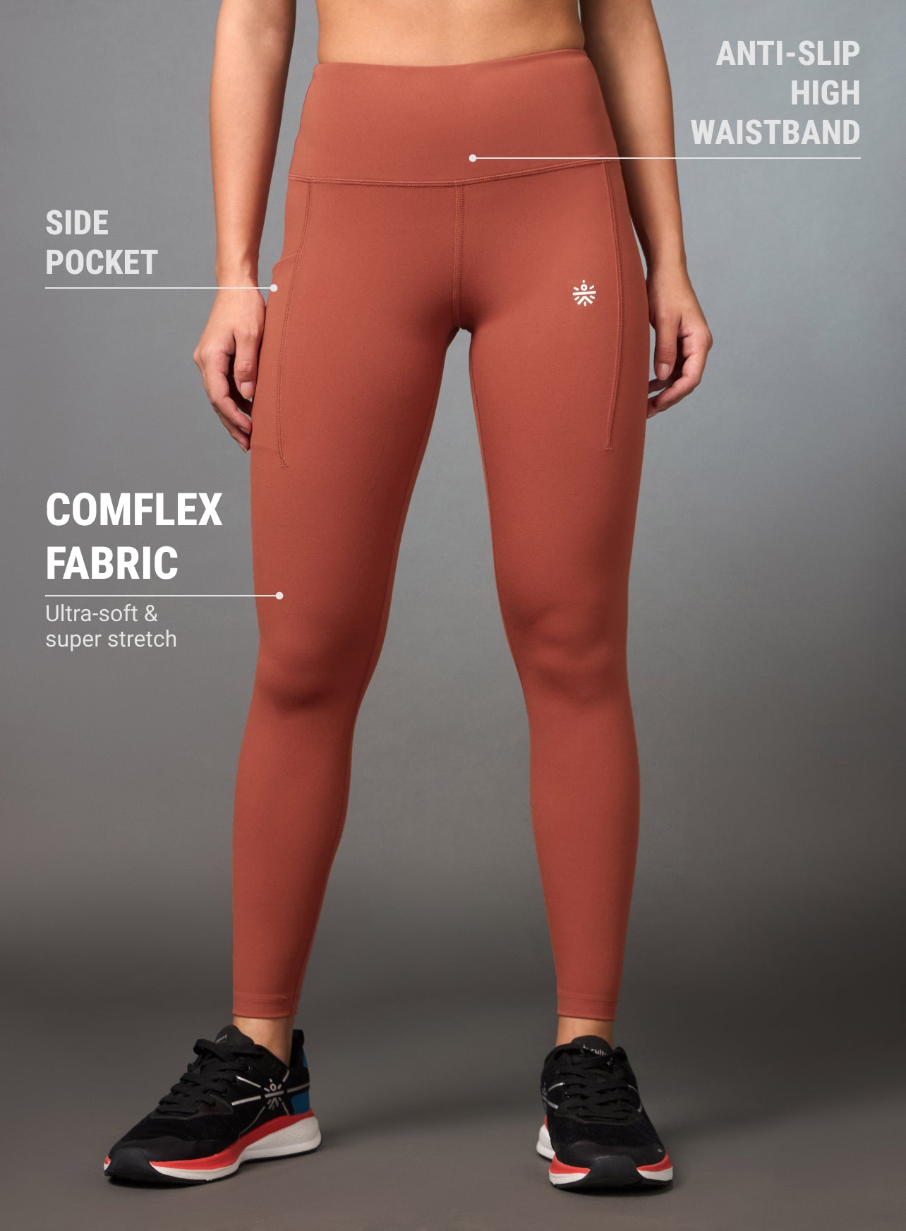 Women's Do It All Red Performance Tights