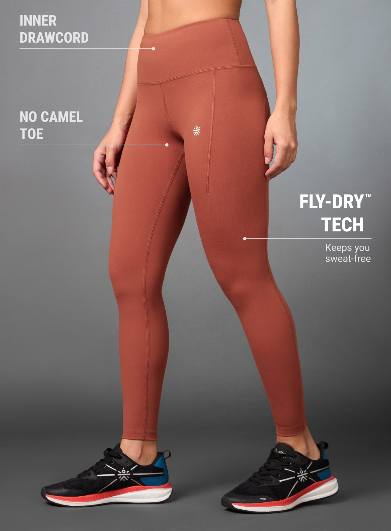 Women's Do It All Red Performance Tights