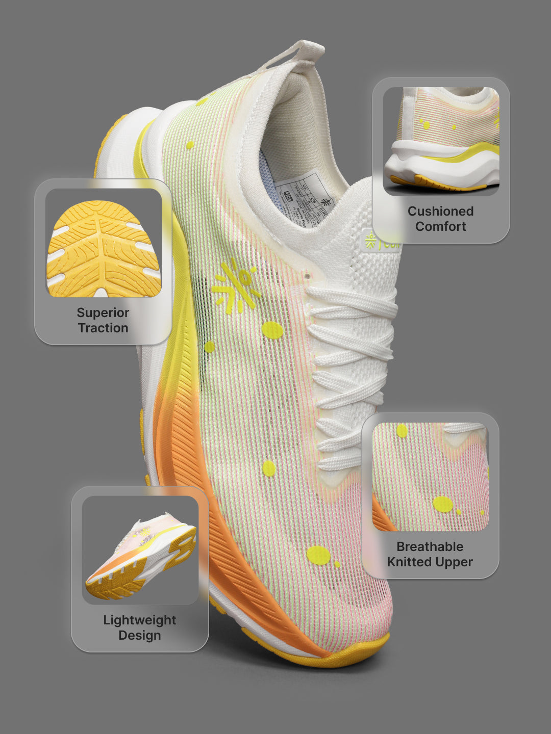 cult Women's Glidewave Running Shoes - Orange