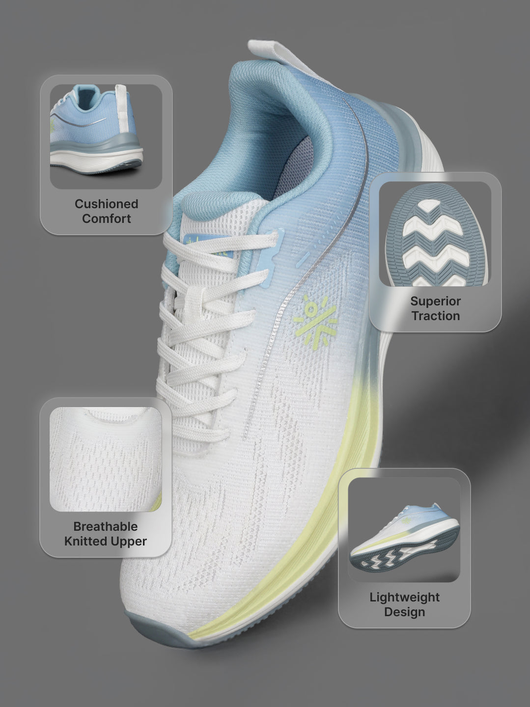 cult Women's Aeris Running Shoes - L.Blue