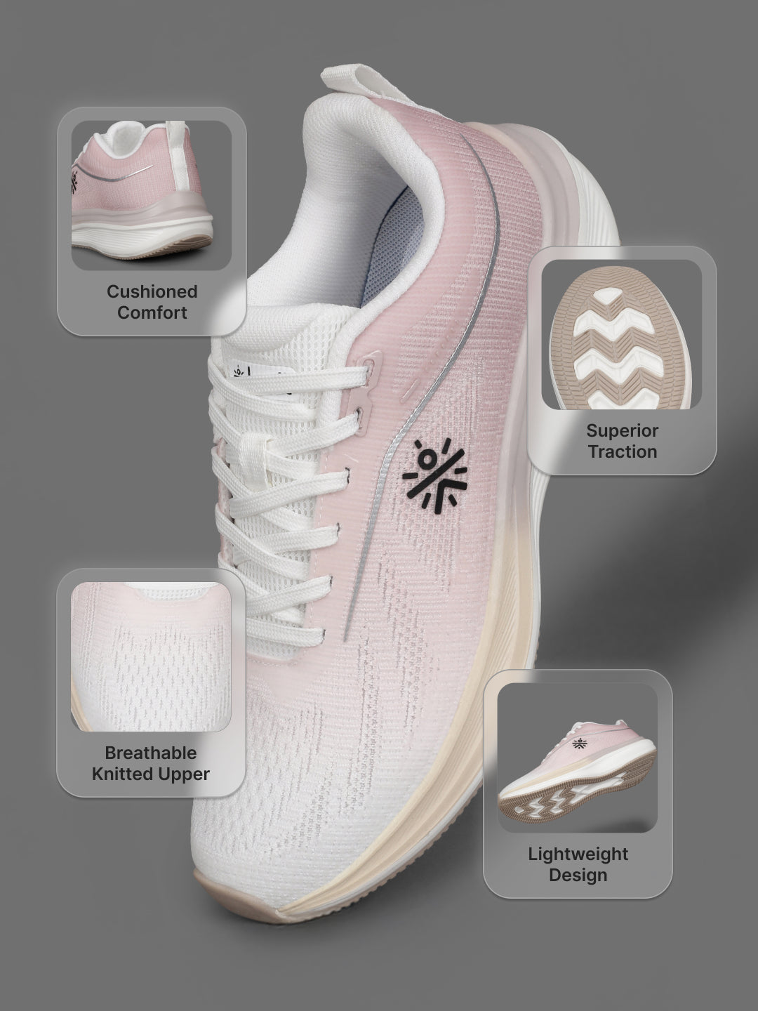 cult Women's Aeris Running Shoes - Pink