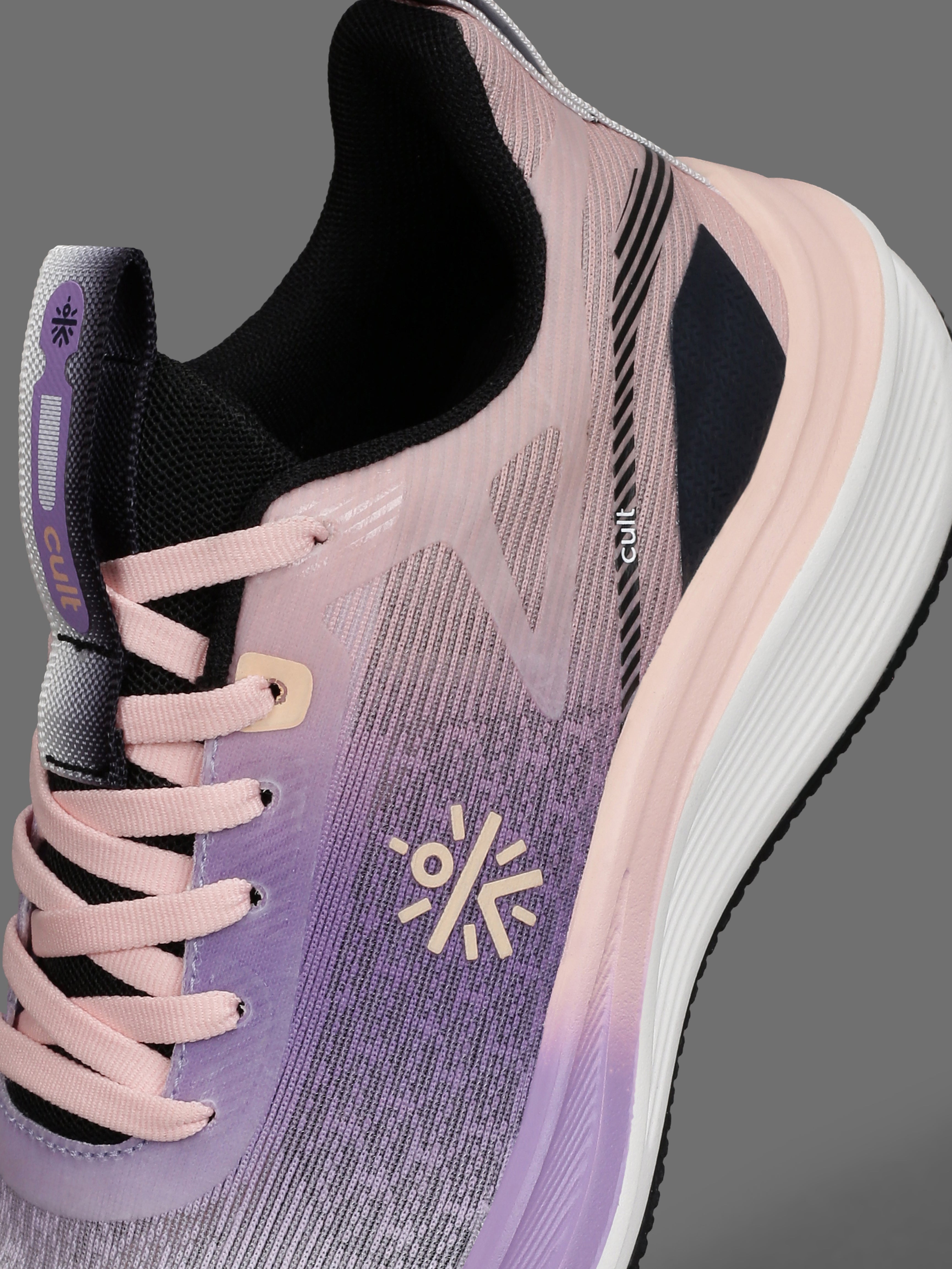 cult Women's Aetheris Running Shoes - Purple & Peach