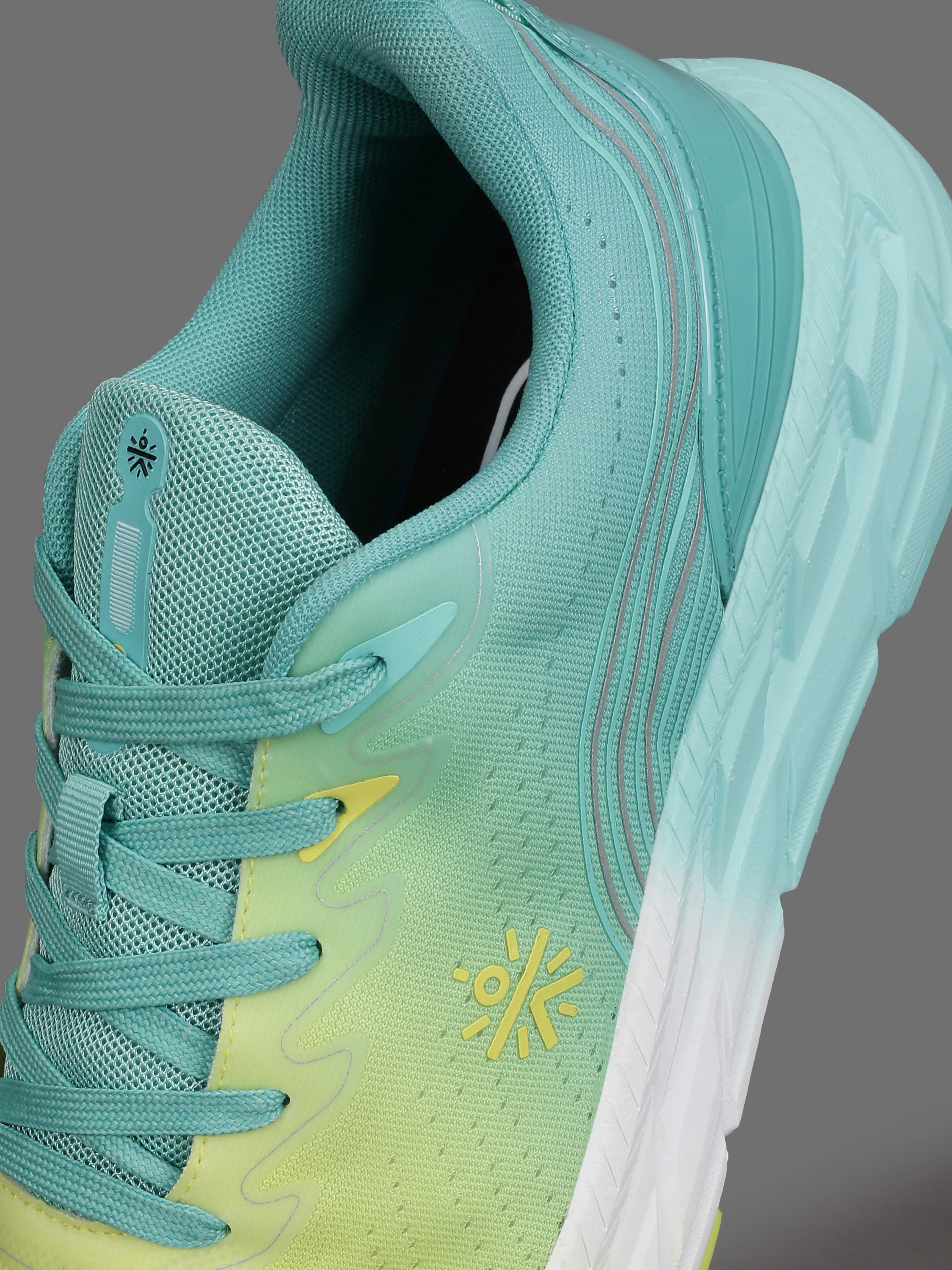 cult Men's Raptor Casual Shoes - Lemon Yellow/Mint Green