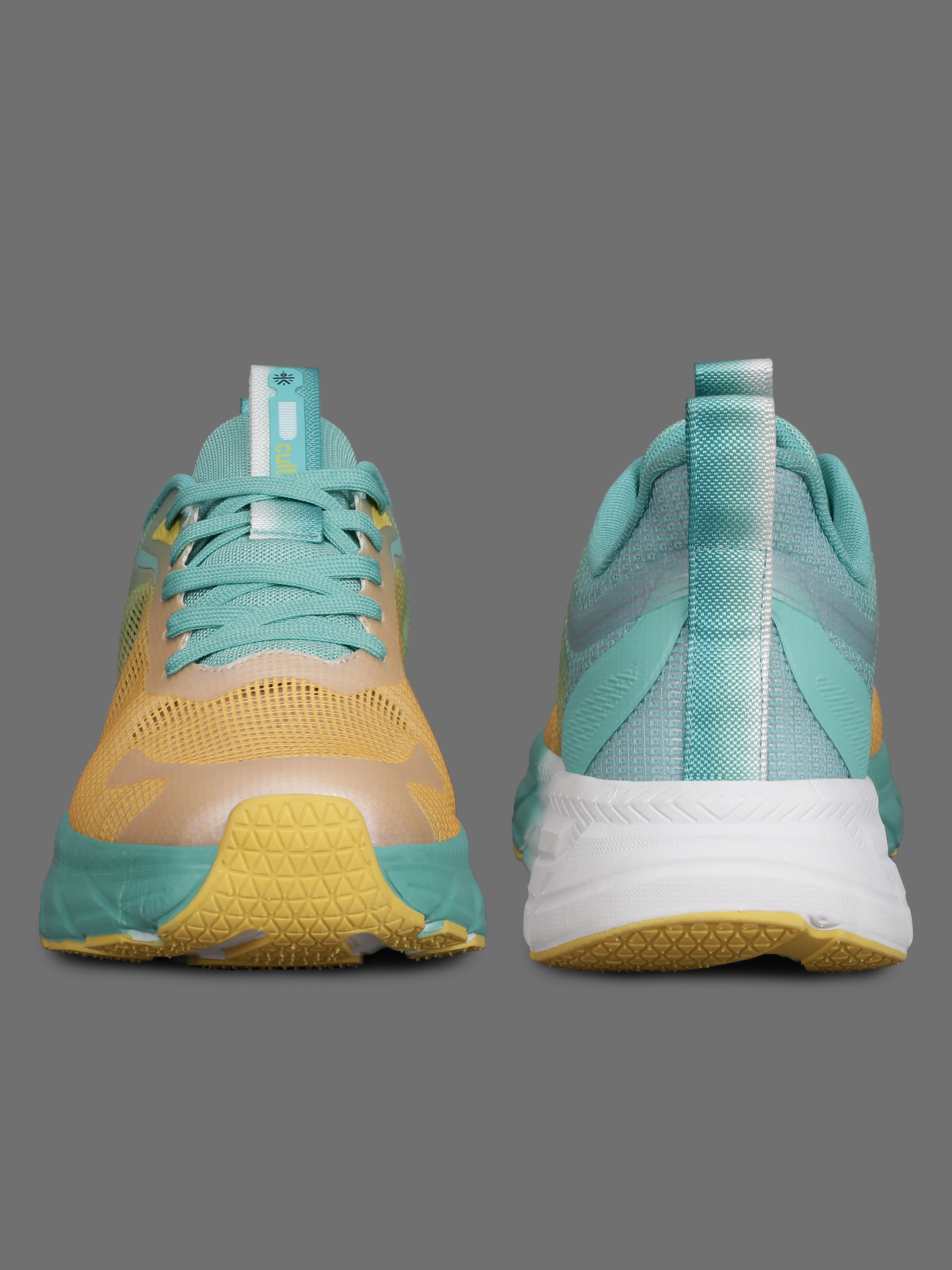 cult Men's Fortis Casual Shoes - Yellow/Mint Green