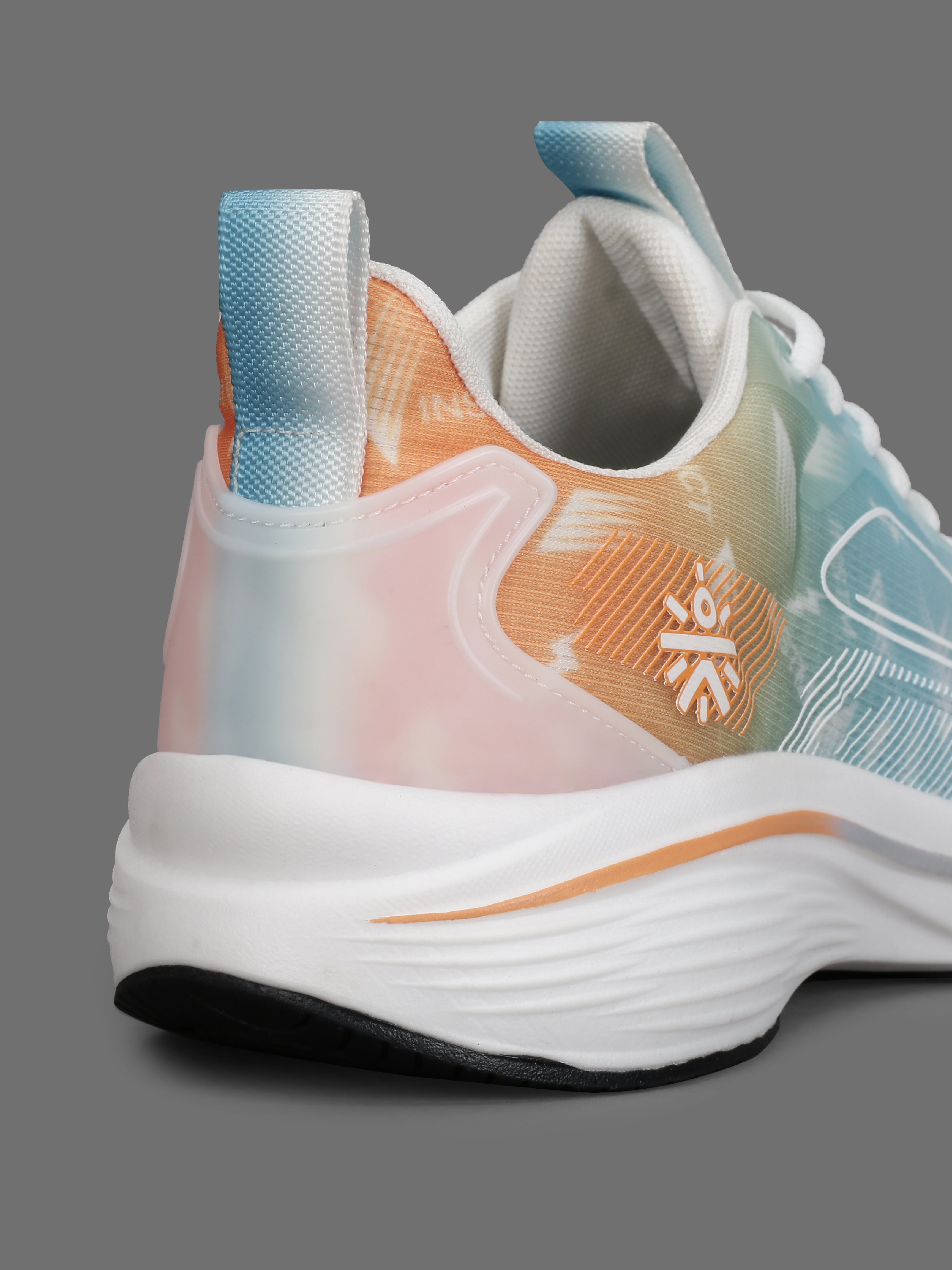 cult Men's Xypher Running Shoes - White/Orange