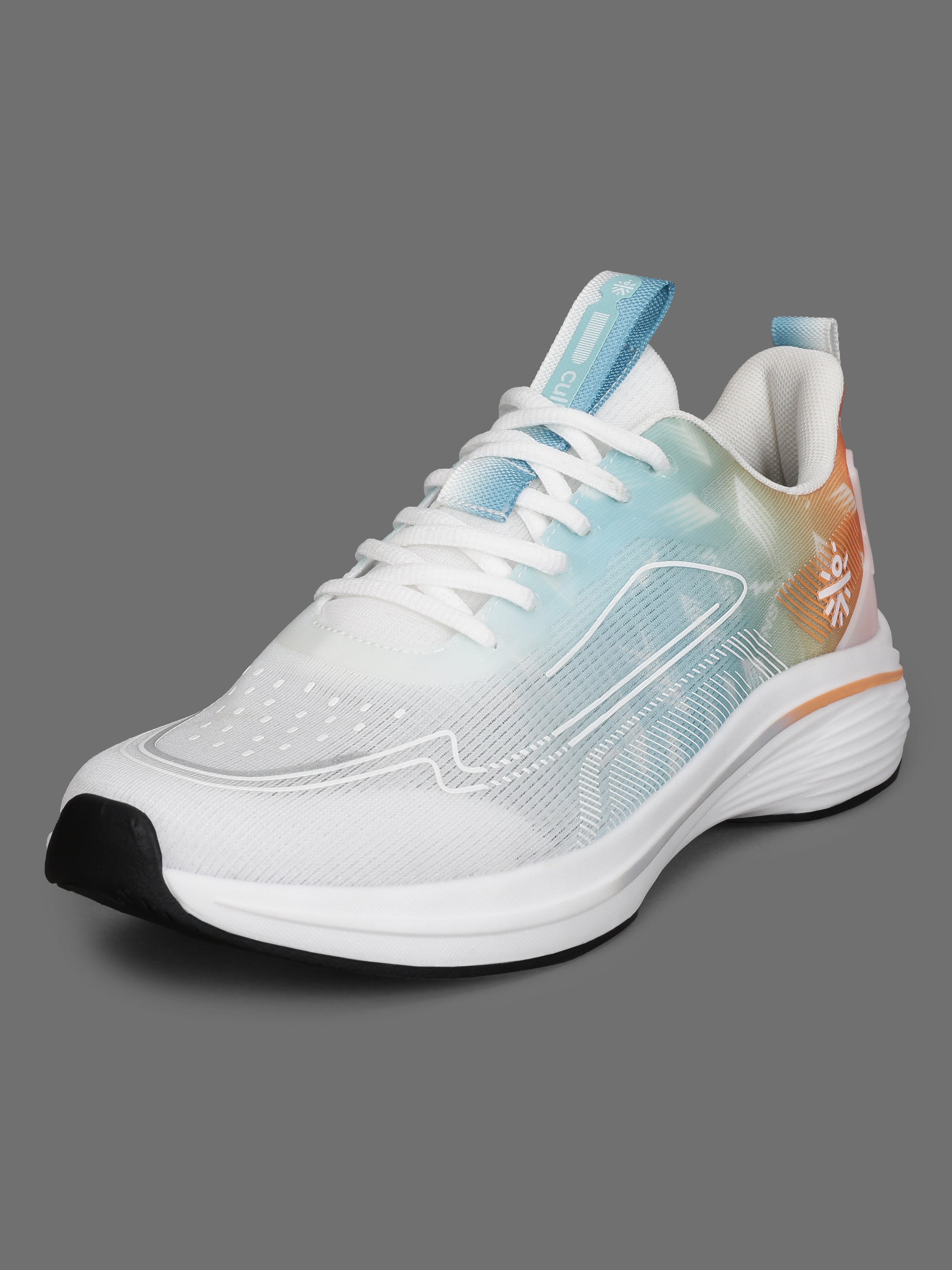 cult Men's Xypher Running Shoes - White/Orange