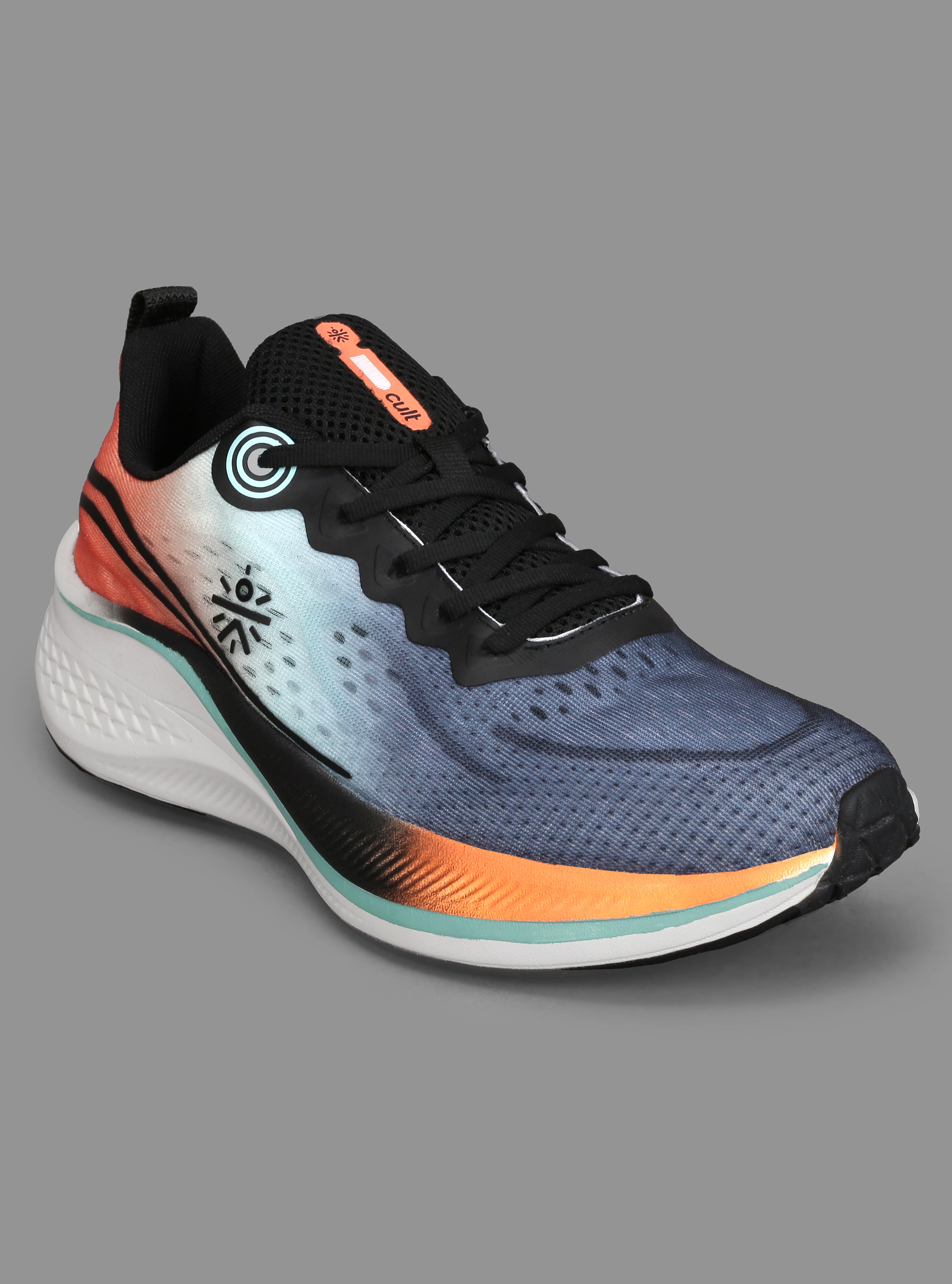 cult Men's Dynex Running Shoes - Black/Orange