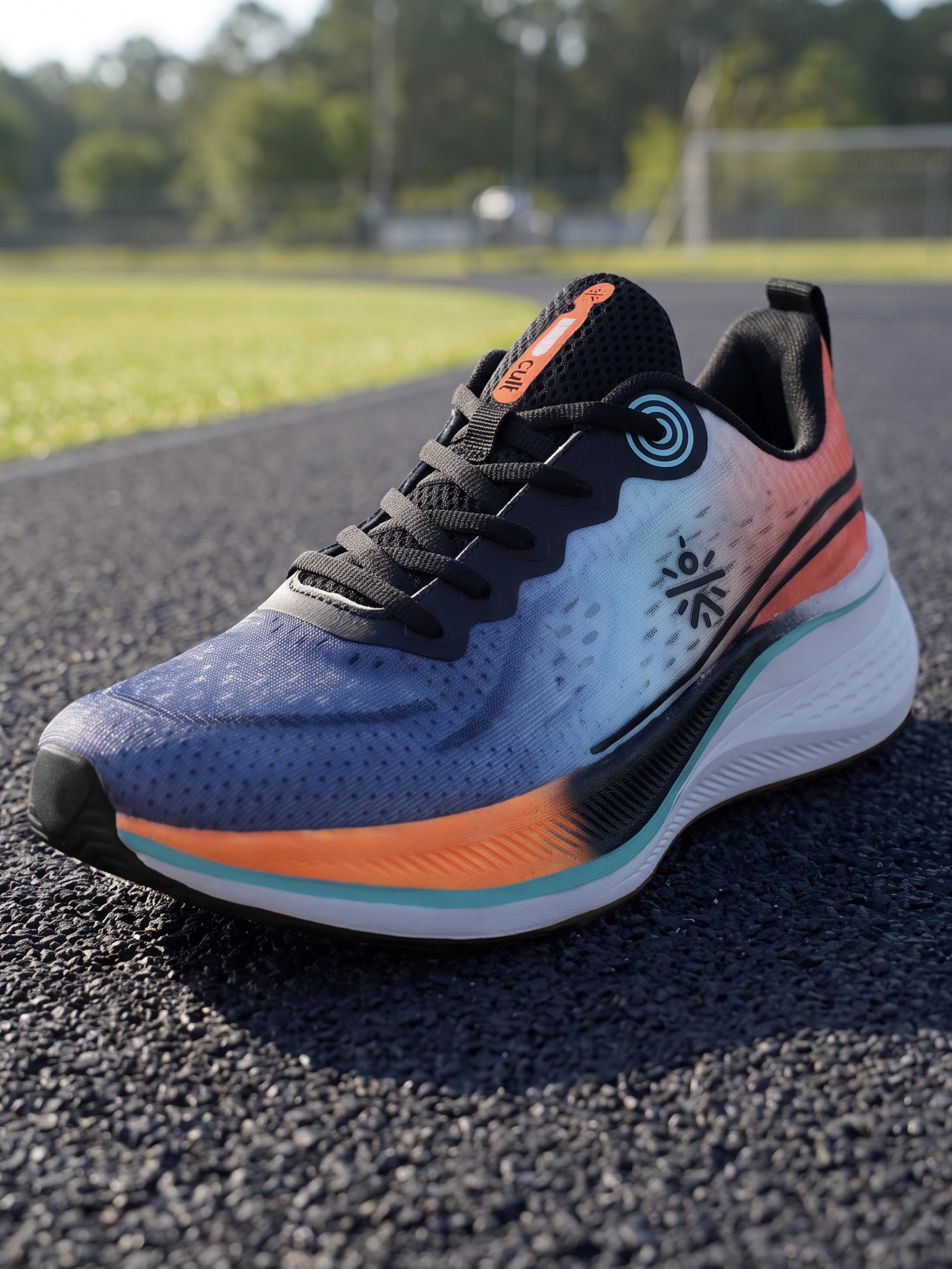 cult Men's Dynex Running Shoes - Black/Orange