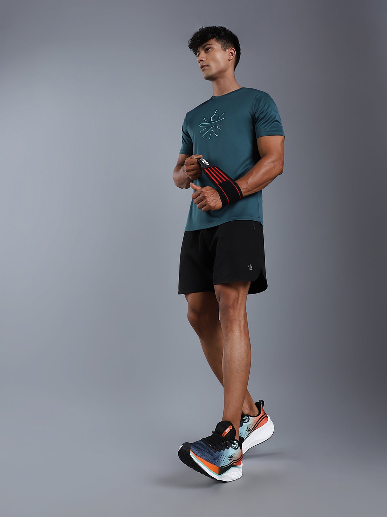 cult Men's Dynex Running Shoes - Black/Orange