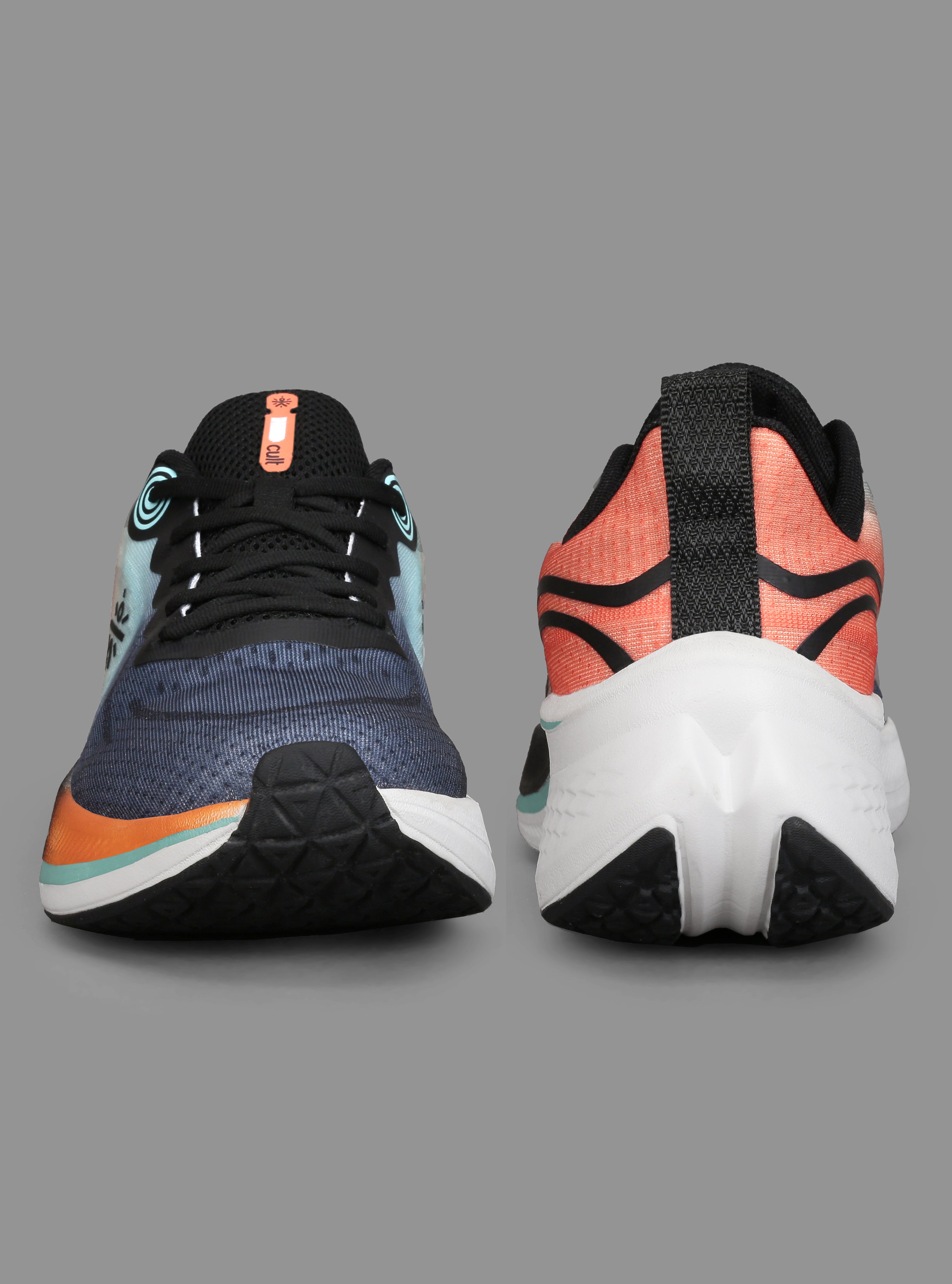 cult Men's Dynex Running Shoes - Black/Orange