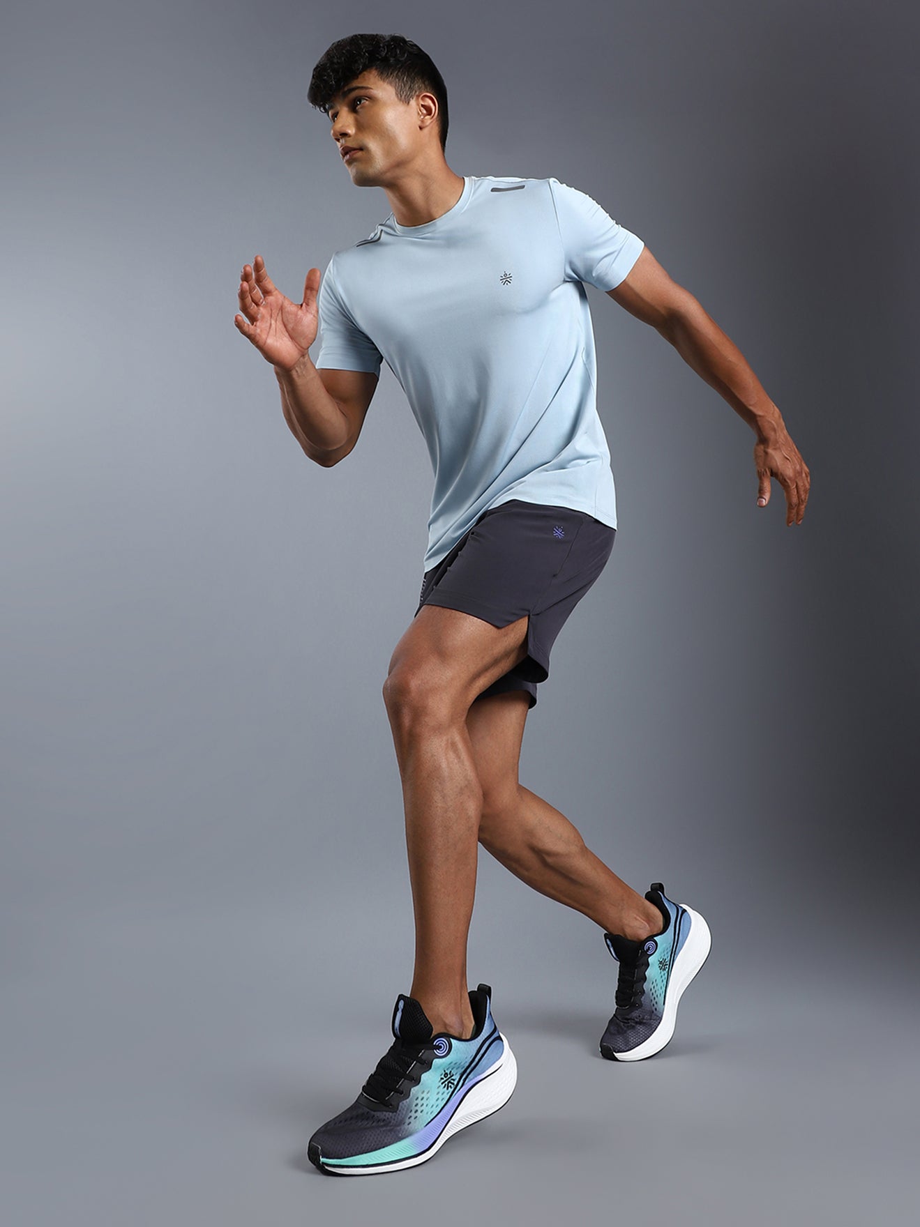 cult Men's Dynex Running Shoes - Black/Indigo Blue