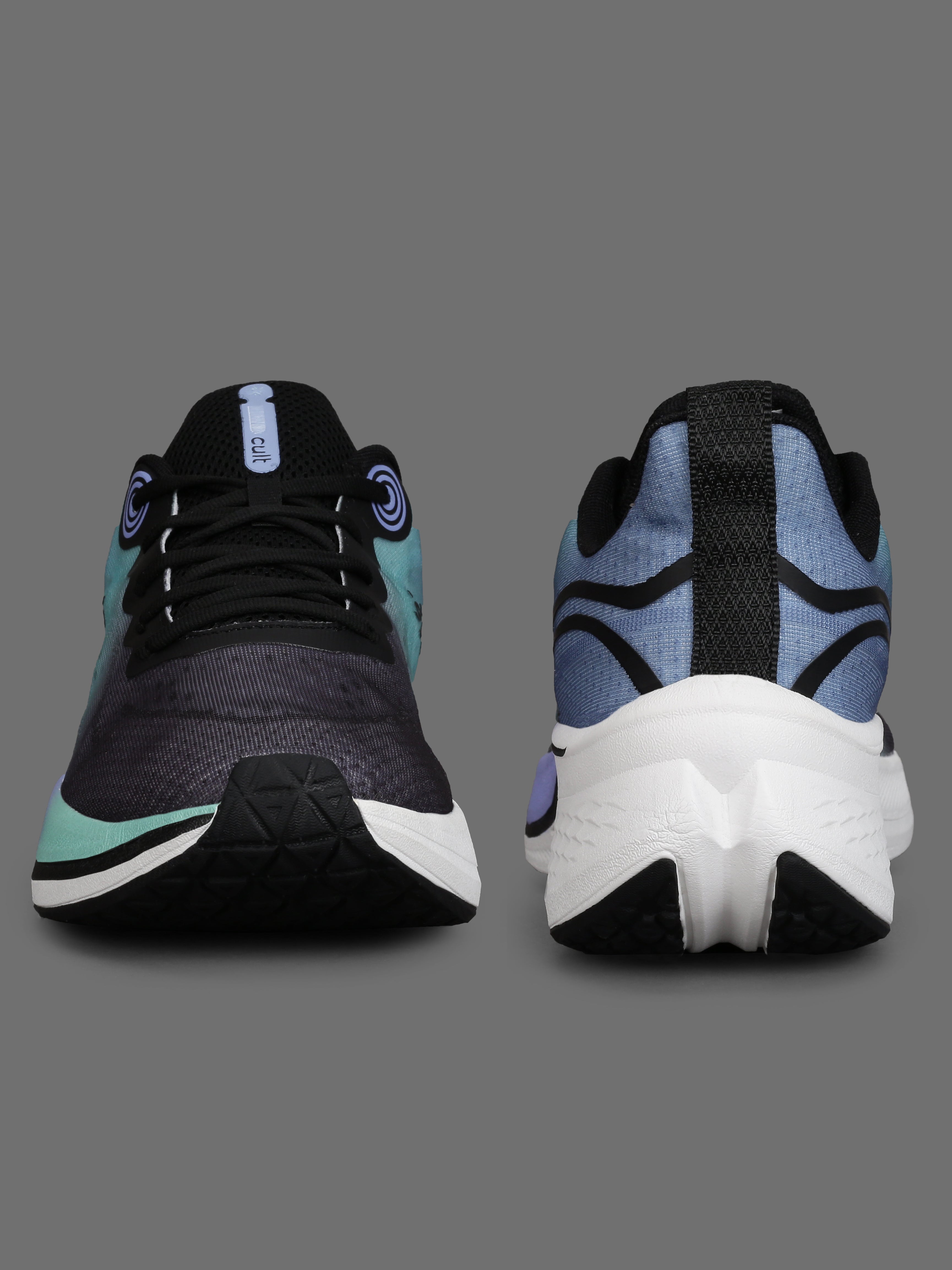 cult Men's Dynex Running Shoes - Black/Indigo Blue