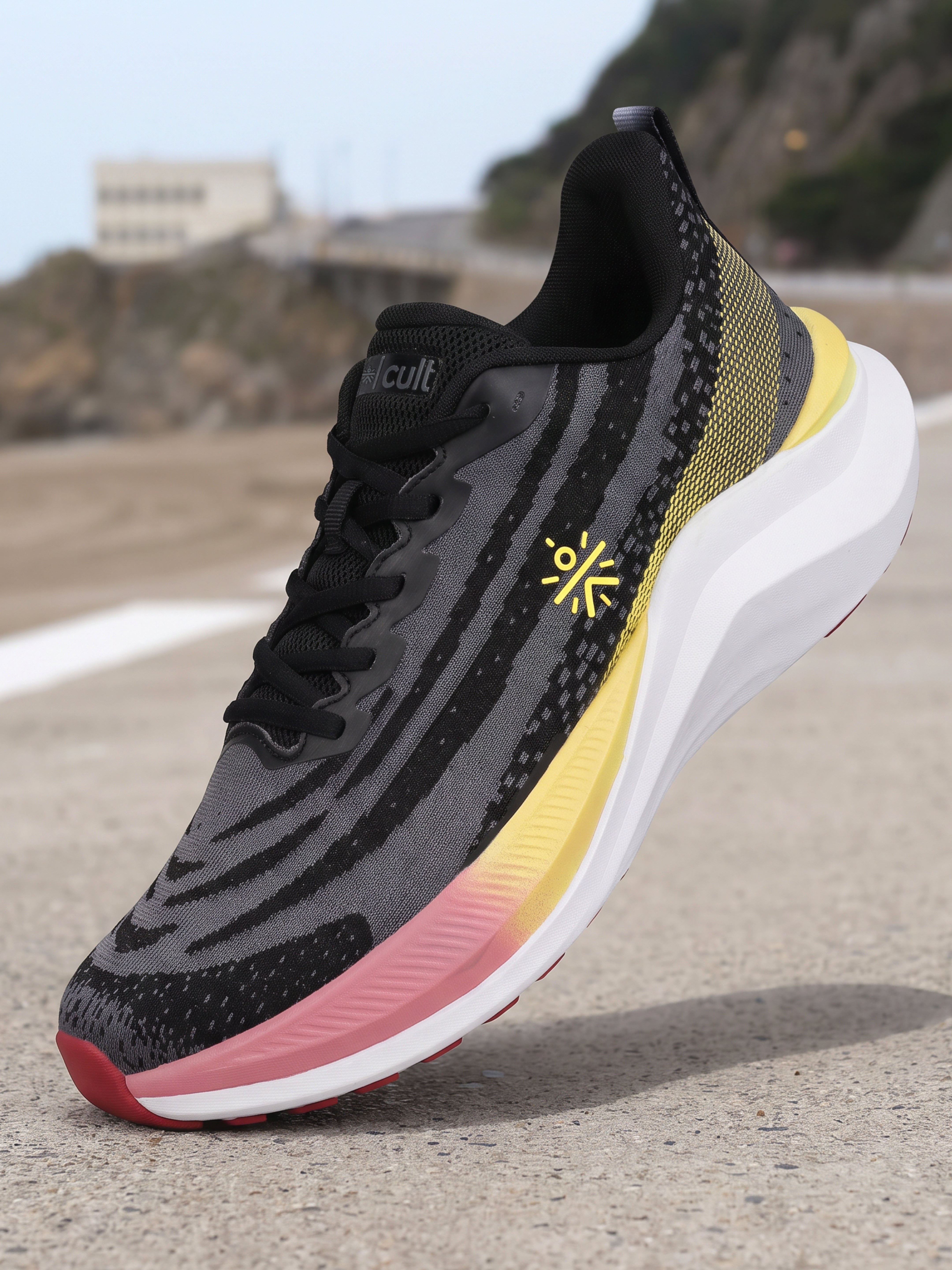 cult Men's Quasar Running Shoes - Black