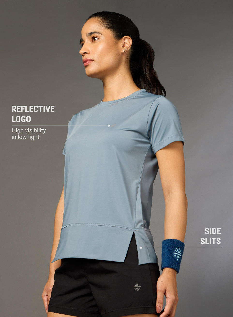 Women's Sky Blue Forward Motion T-shirt