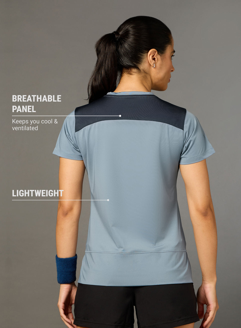Women's Sky Blue Forward Motion T-shirt