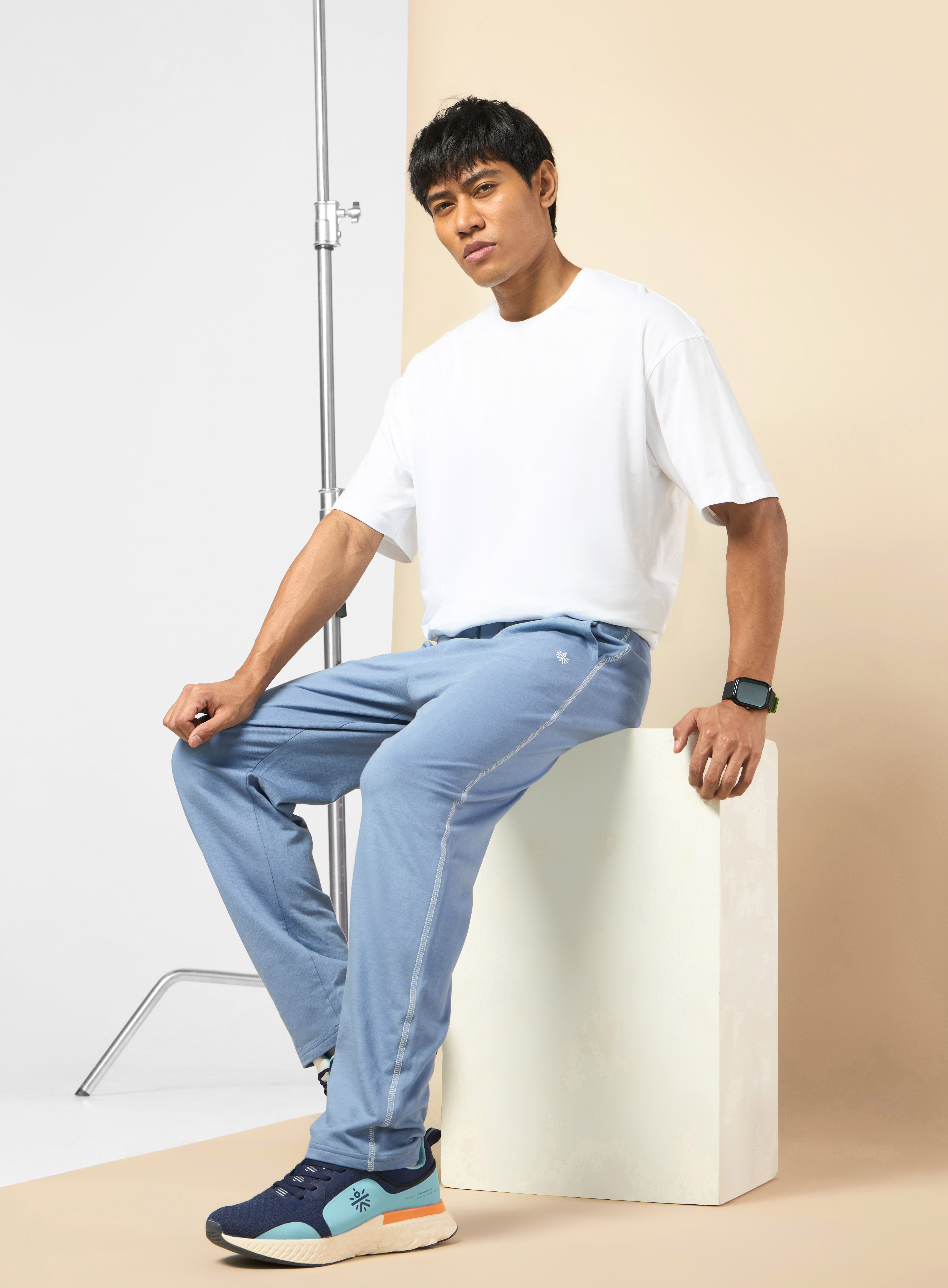 Men's Play Series Blue Trackpants