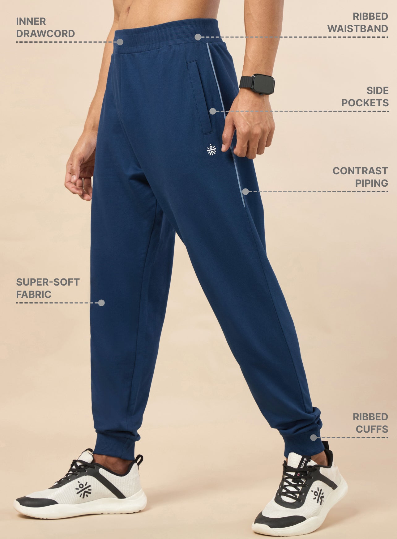 Men's Training Essential Cobalt Joggers