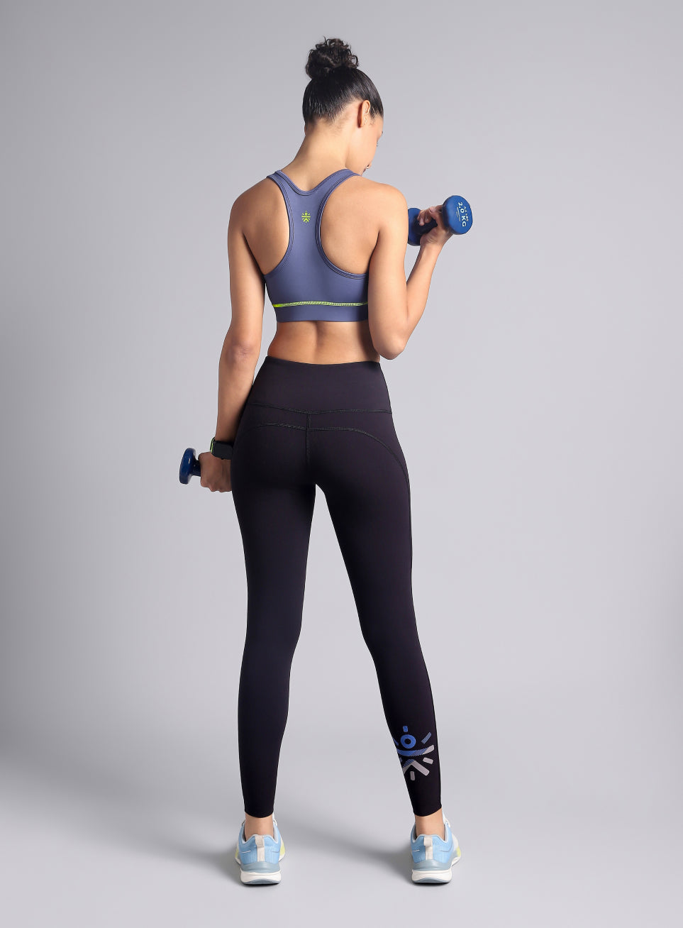 Purple Train-in Medium Support Sports Bra