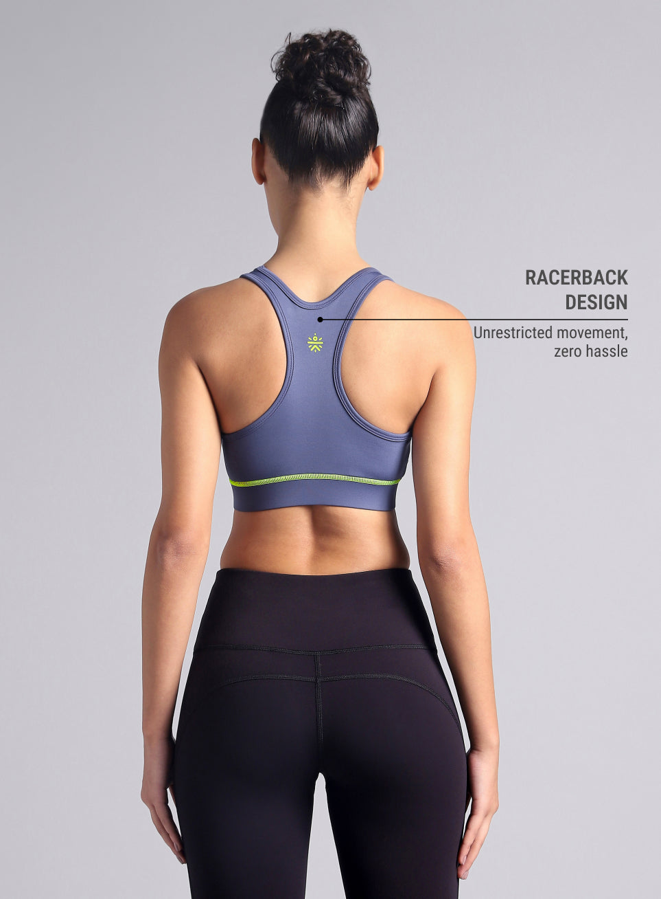 Purple Train-in Medium Support Sports Bra