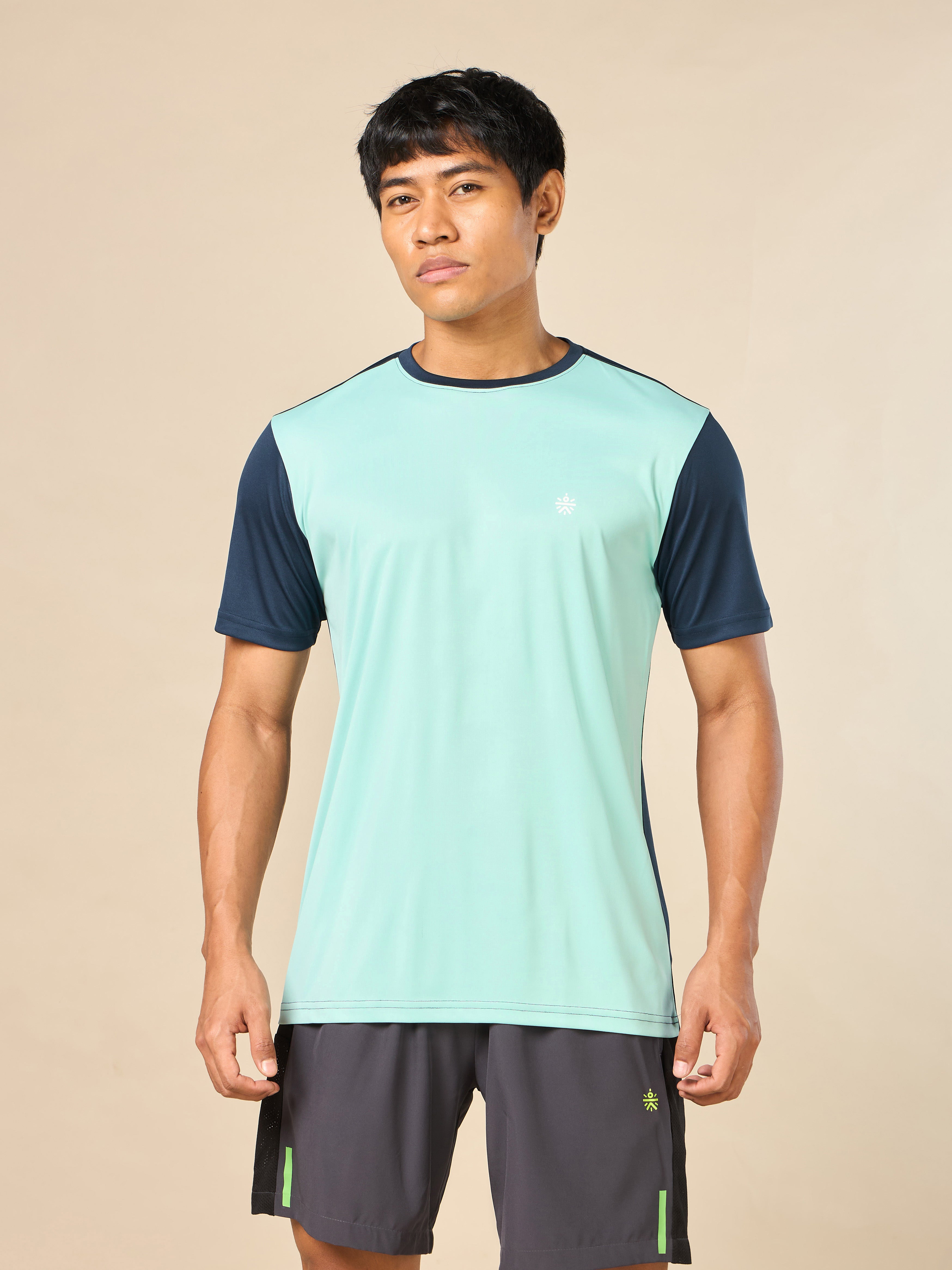 Men's Play Big Fly Dry Turquoise T-shirt