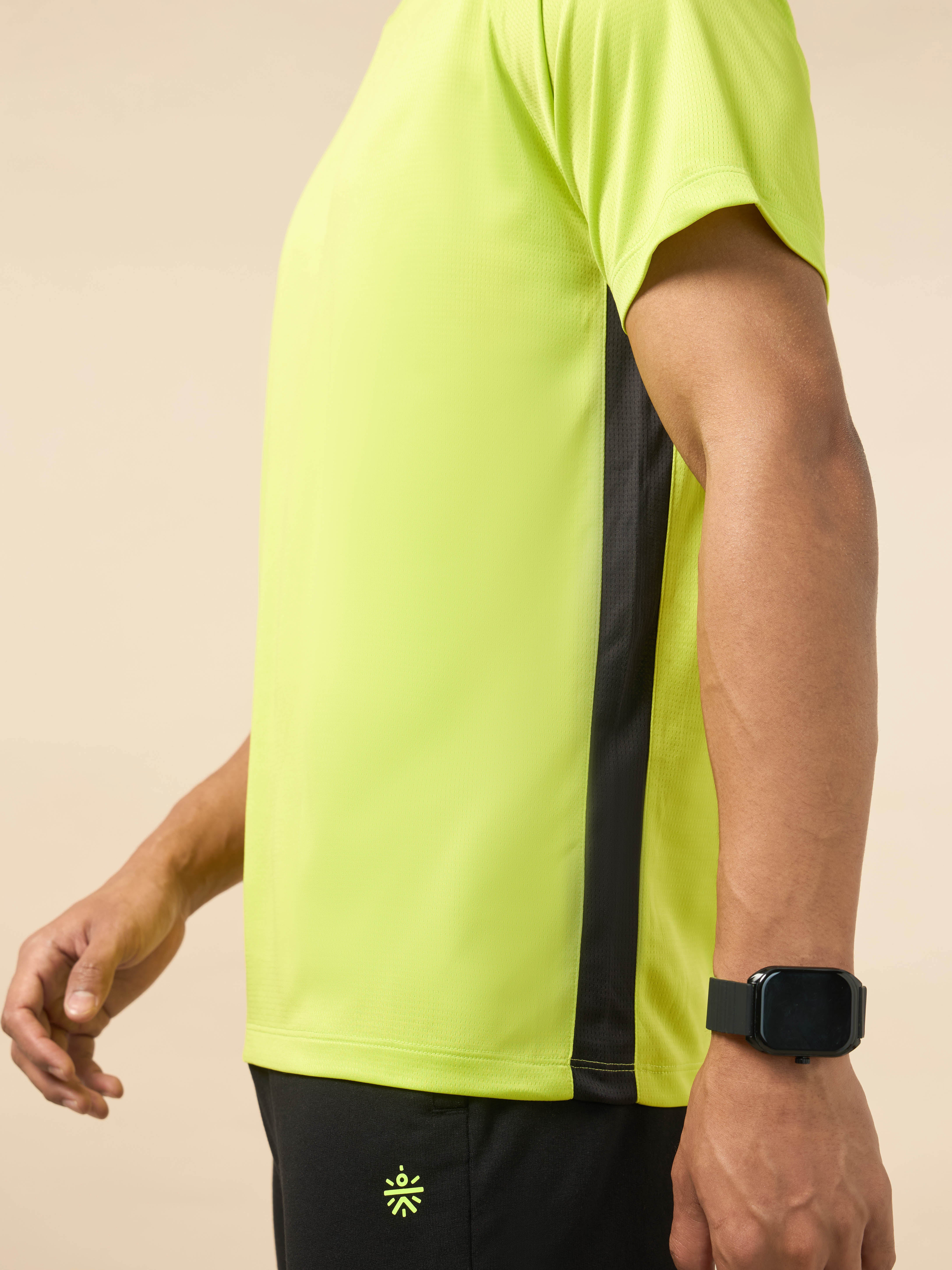 Men's Athlete's Neon Green Performance T-shirt