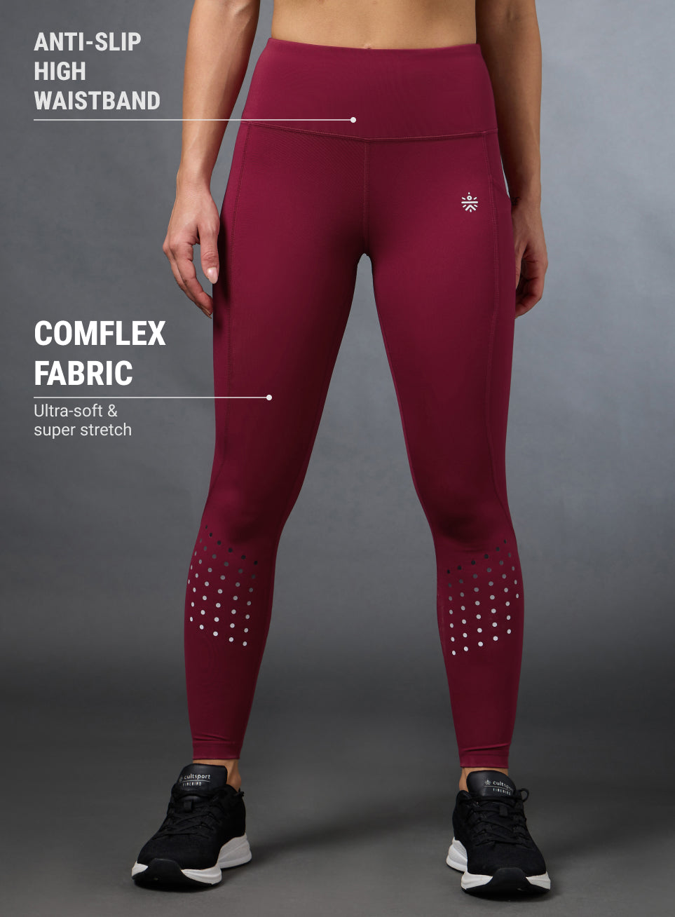 Women's Pink Ultimate Run COMFLex Tights