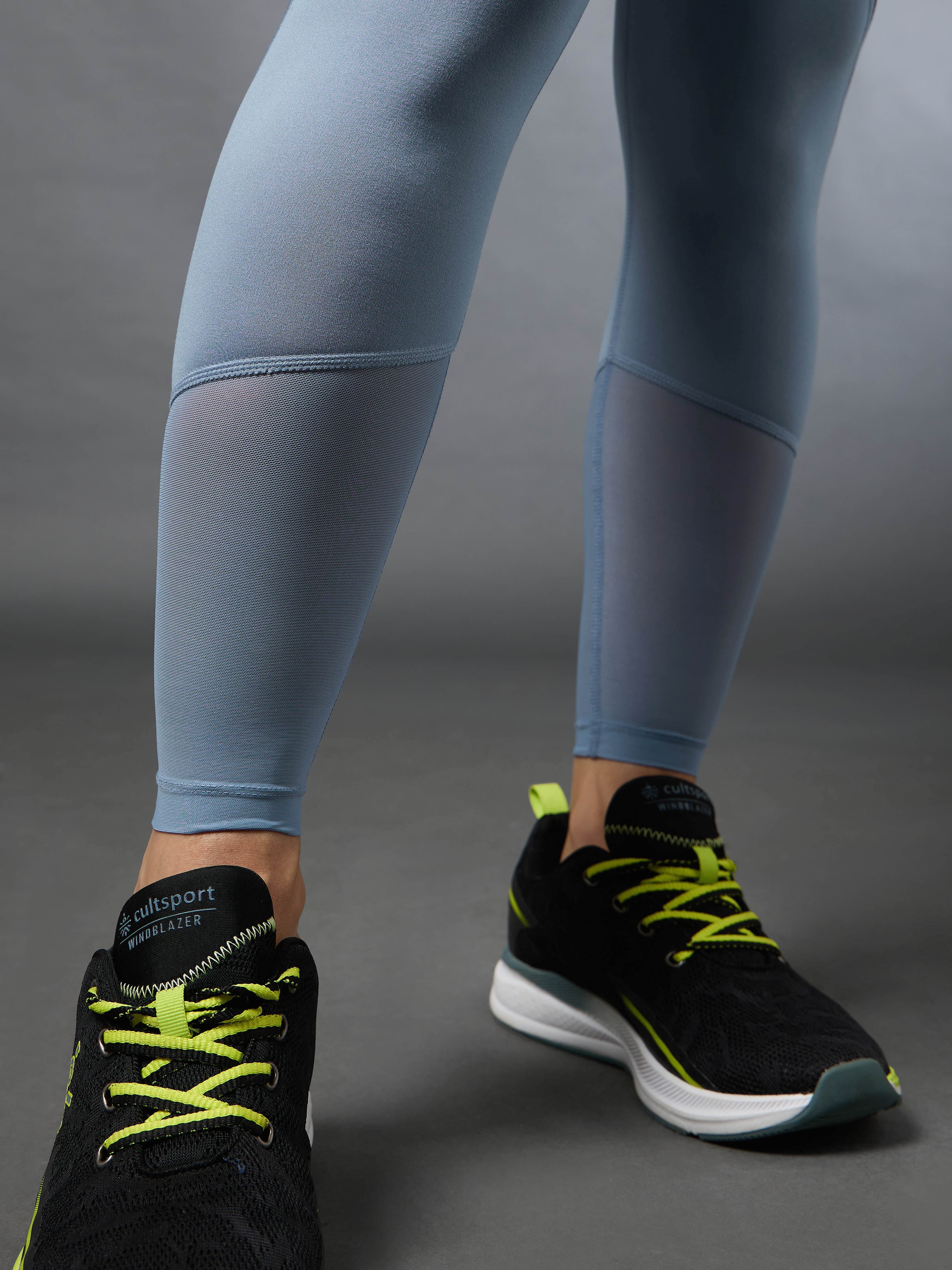 Women's Blue Pace Up Running COMFlex Tights