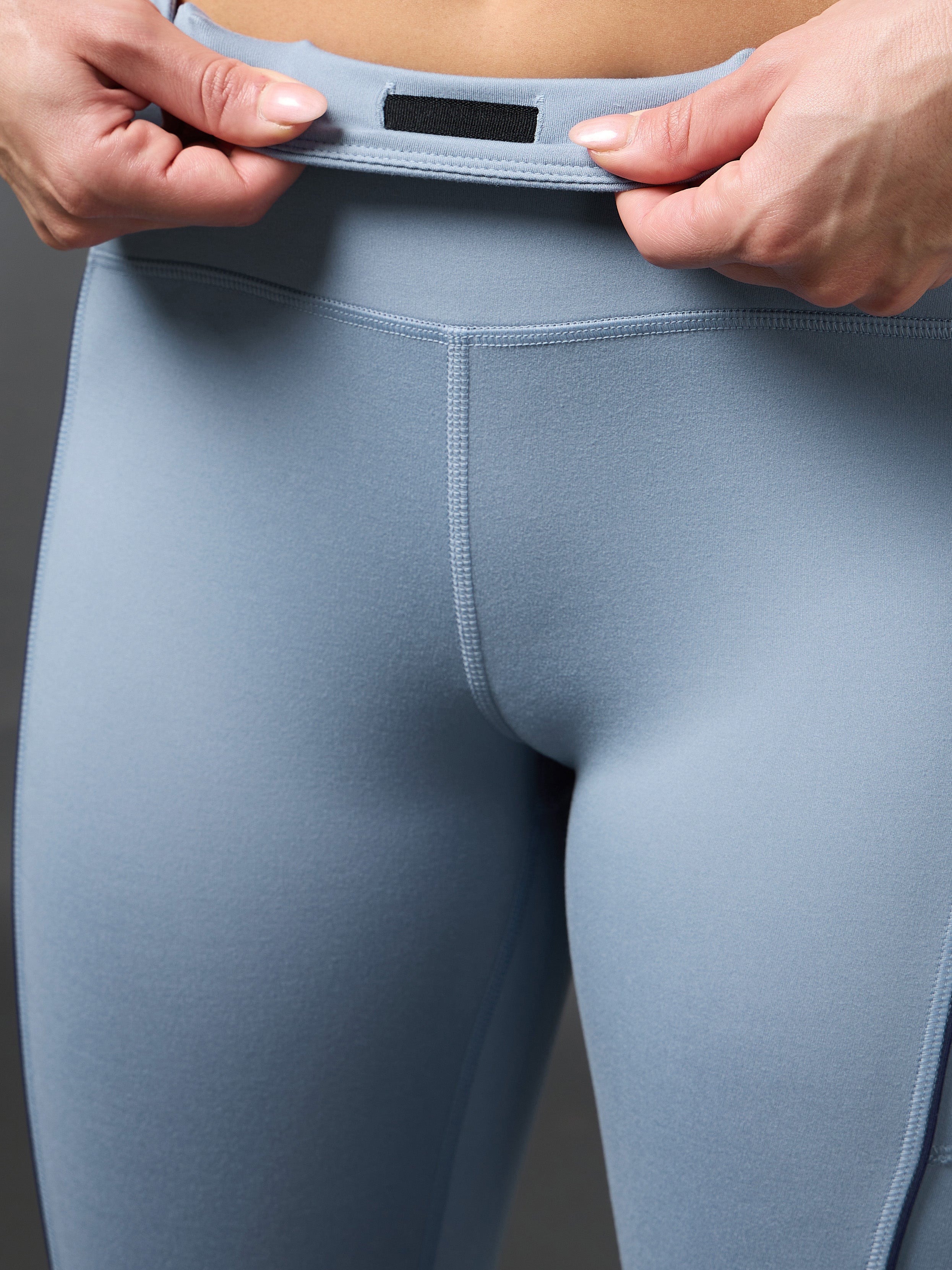 Women's Blue Pace Up Running COMFlex Tights