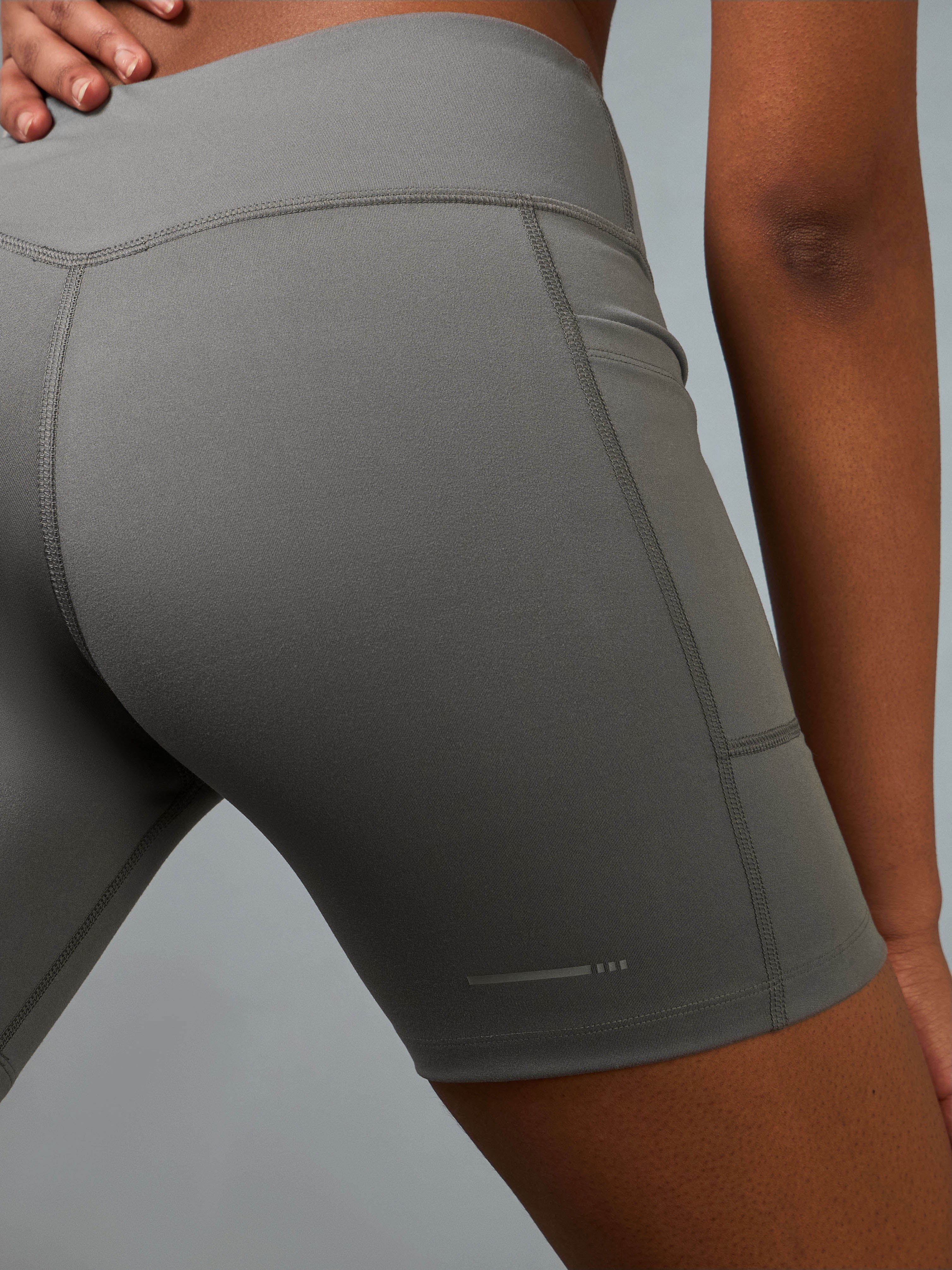 Women's Grey Multi Sports Cycling COMFLex Shorts