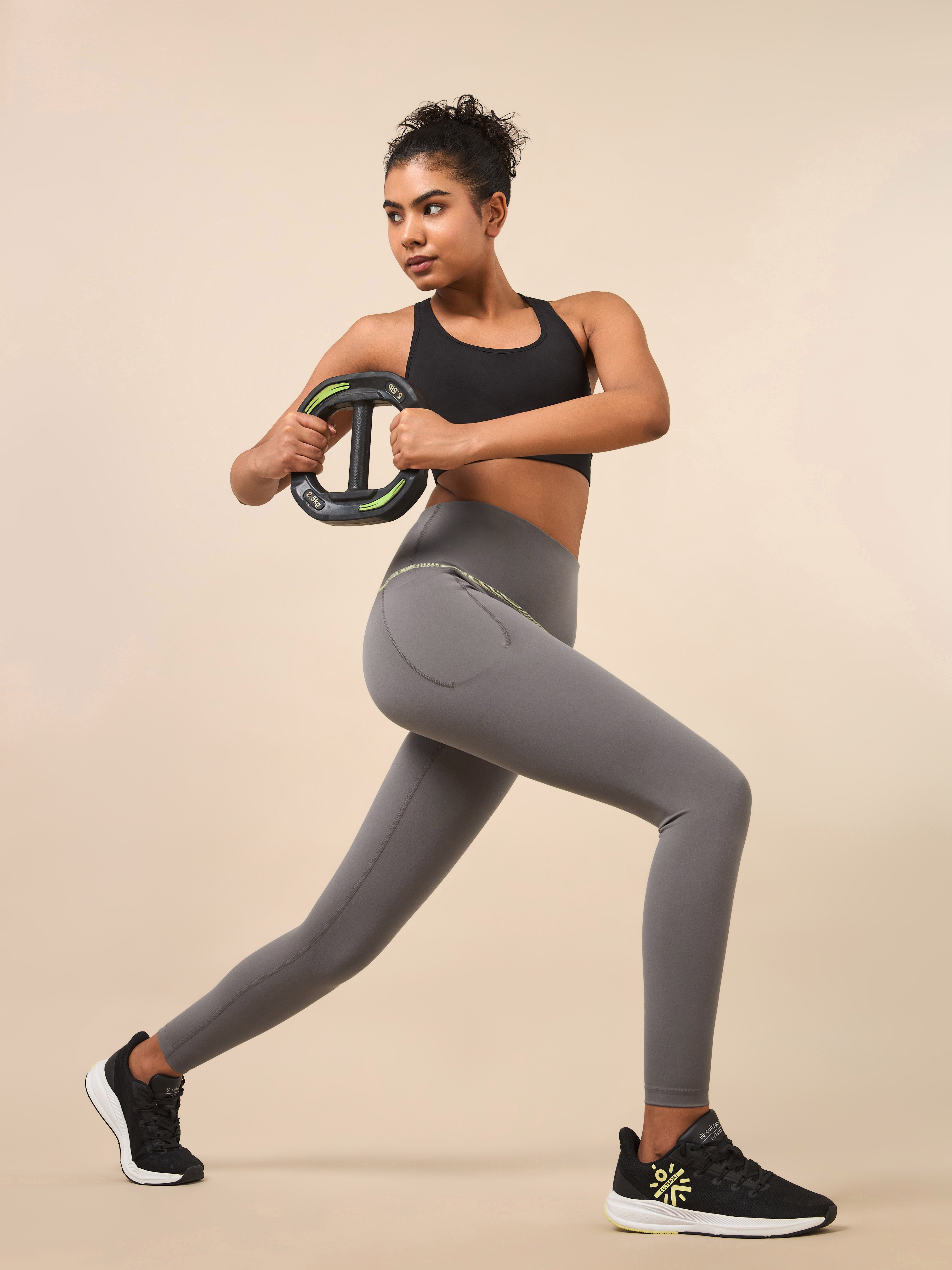 Women's Grey Core Performance COMFlex Tights