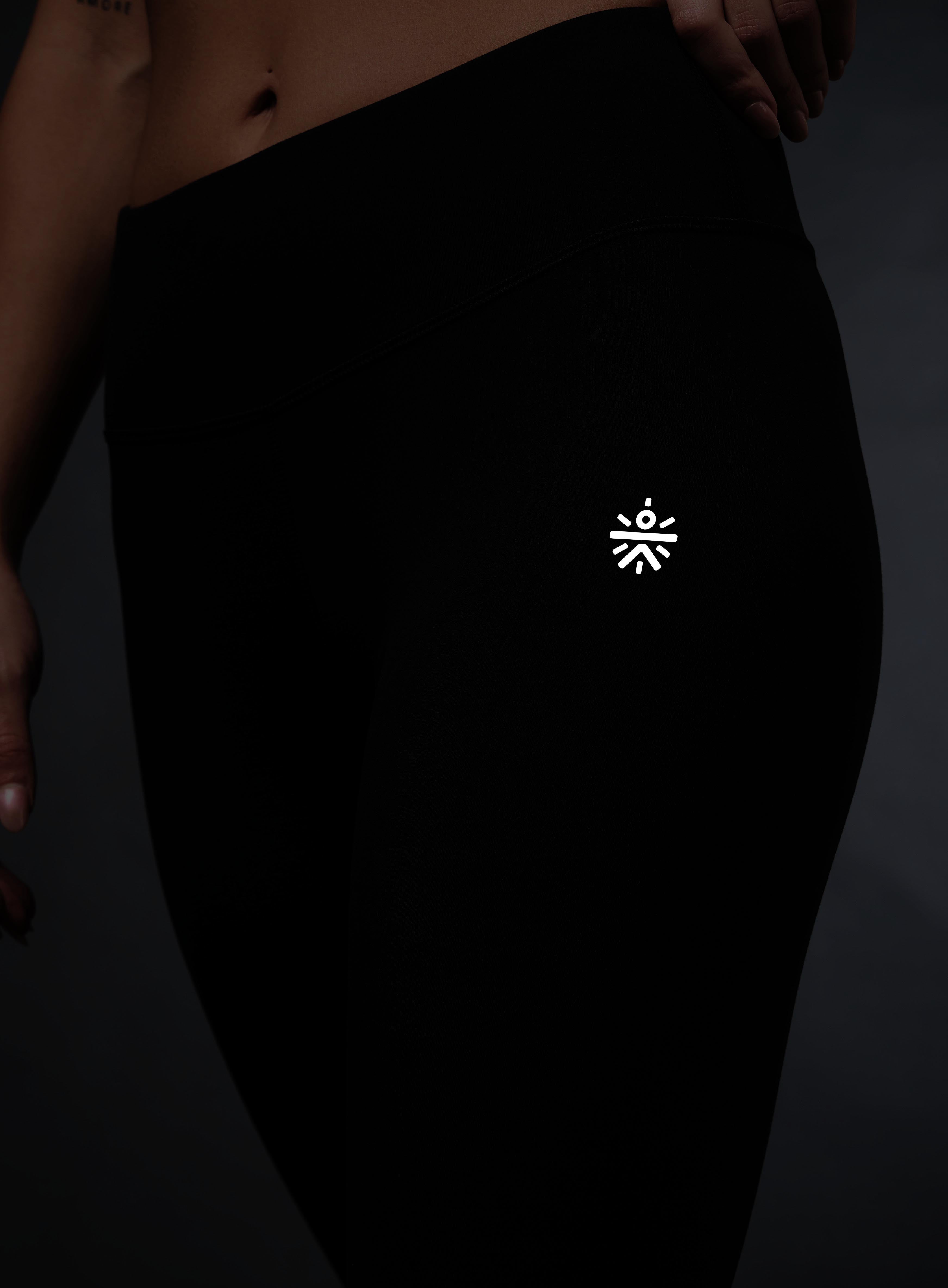 Women's Black Cropped Performance COMFlex Tights