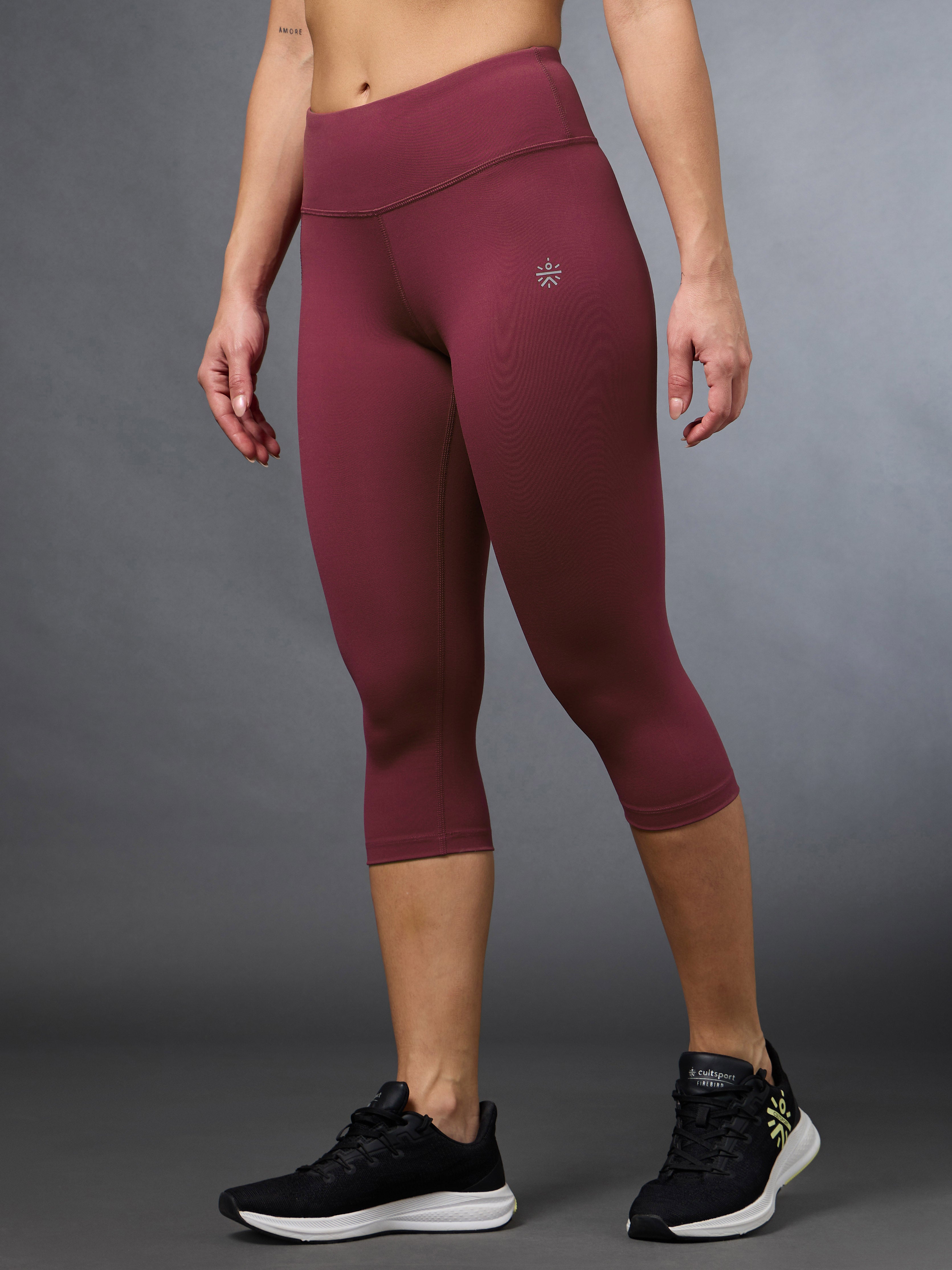 Women's Pink Cropped Performance COMFlex Tights
