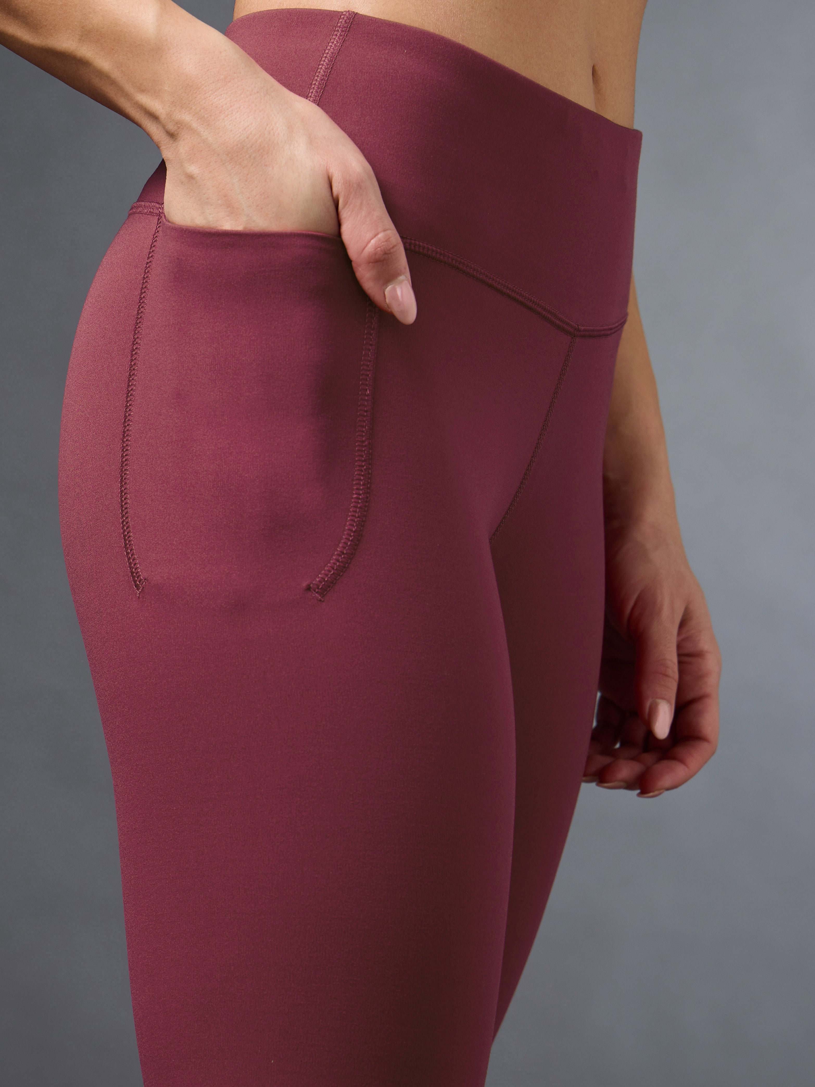 Women's Pink Cropped Performance COMFlex Tights