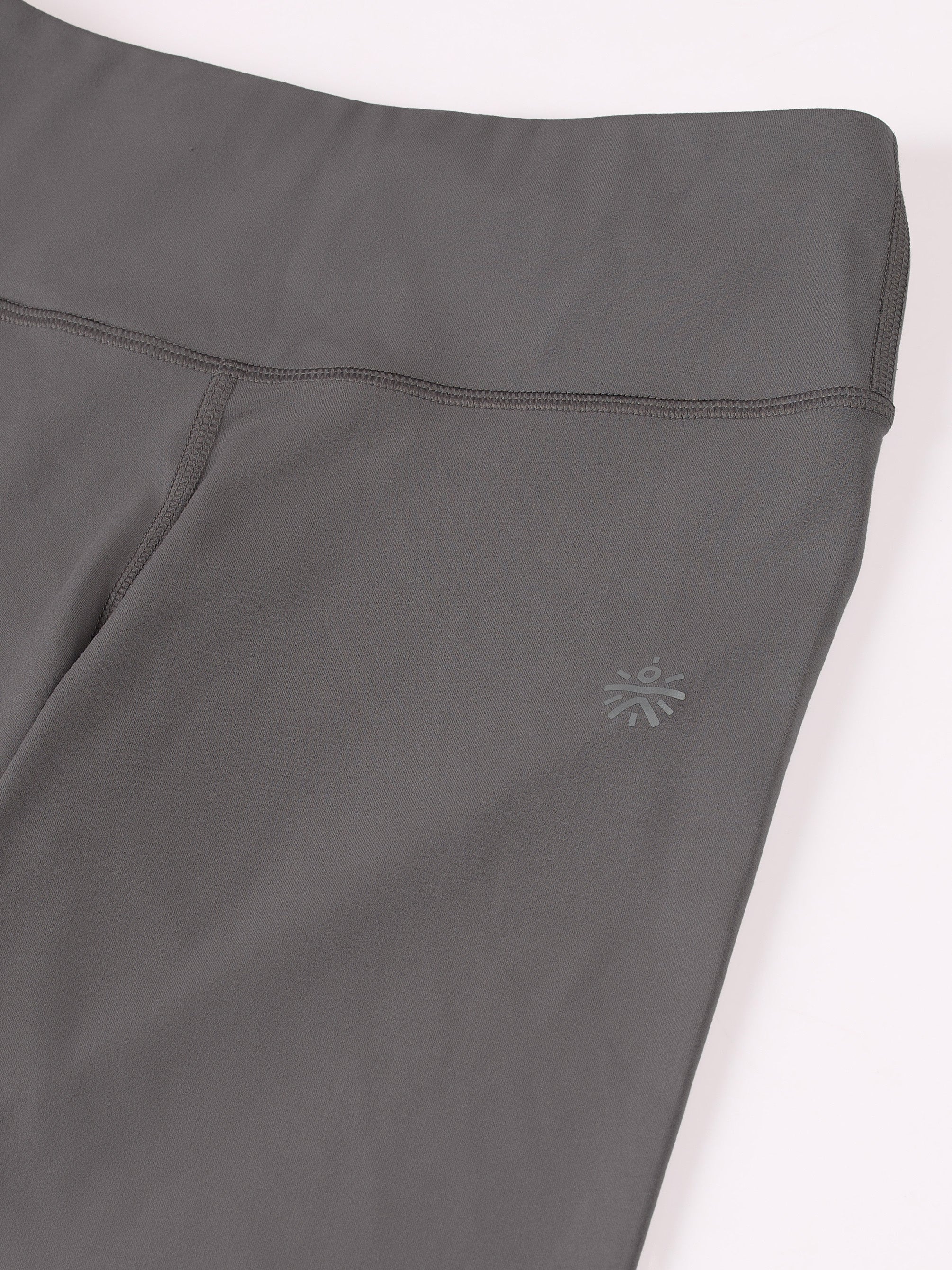 Women's Grey Cropped Performance COMFlex Tights