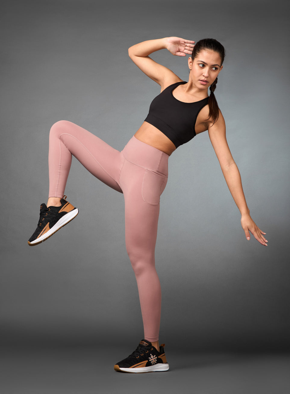Women's Pink Train All Day COMFlex Tights