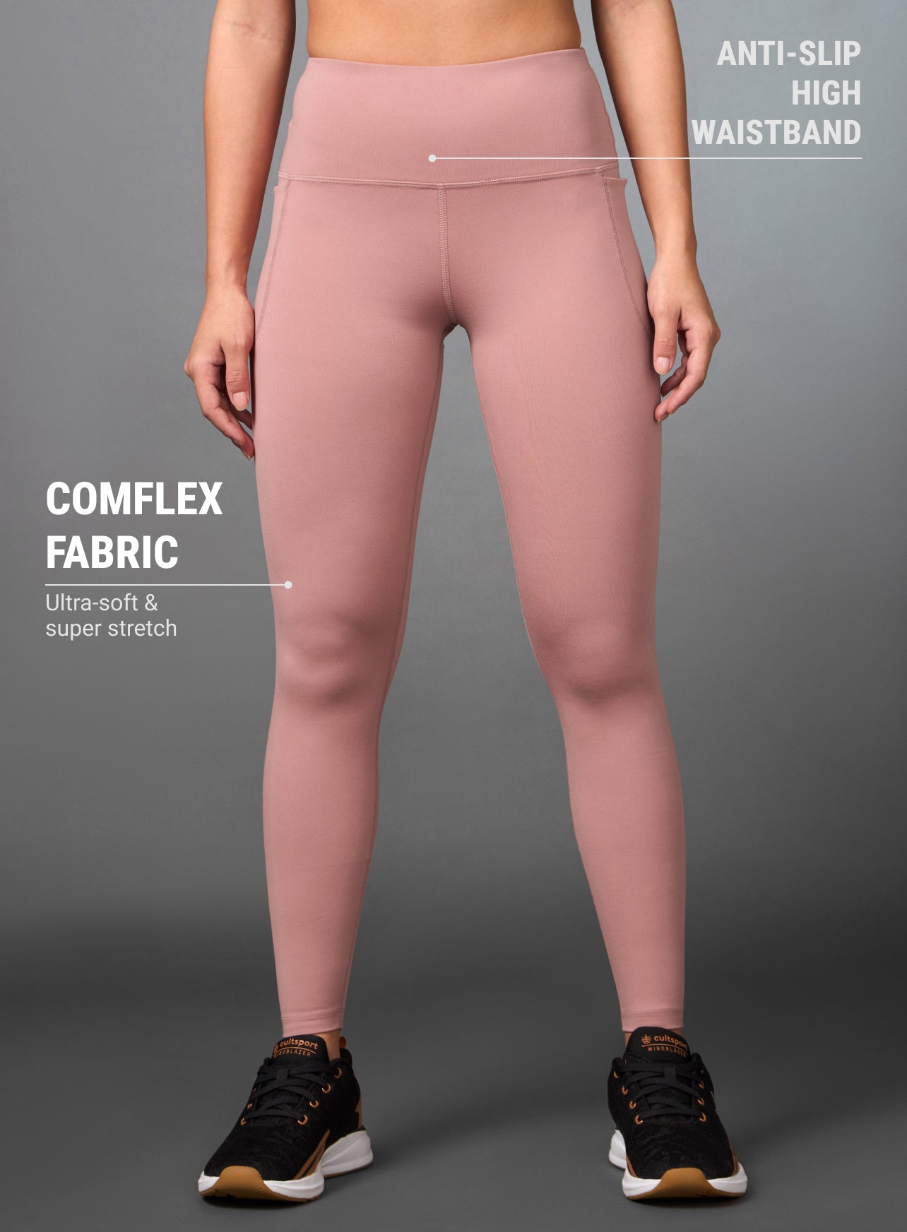 Women's Pink Train All Day COMFlex Tights