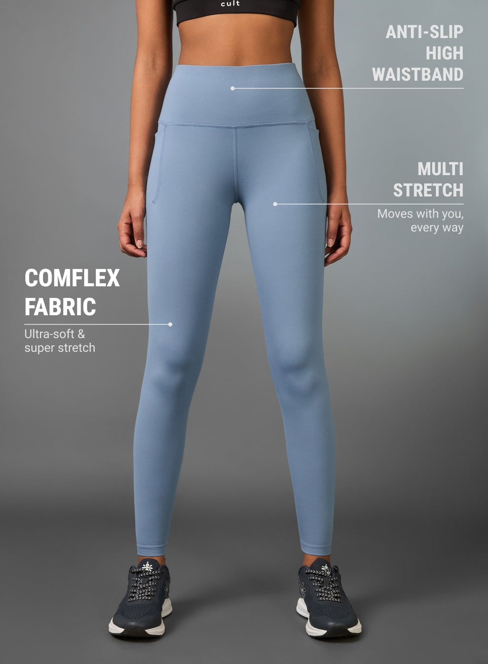 Women's Core Blue Training COMFlex Tights