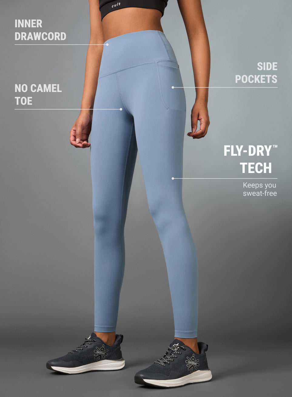 Women's Core Blue Training COMFlex Tights