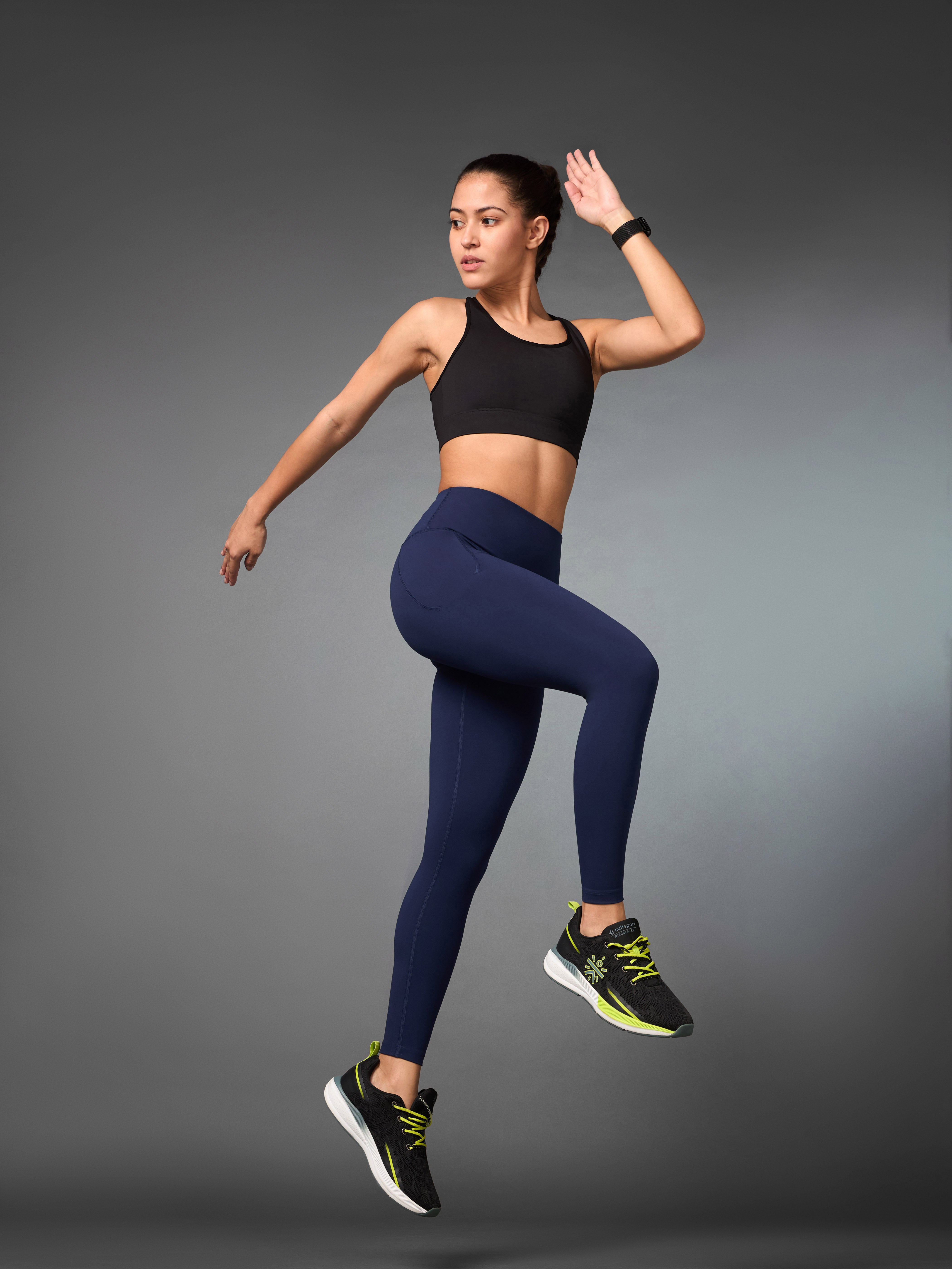 Women's Navy Train All Day COMFlex Tights