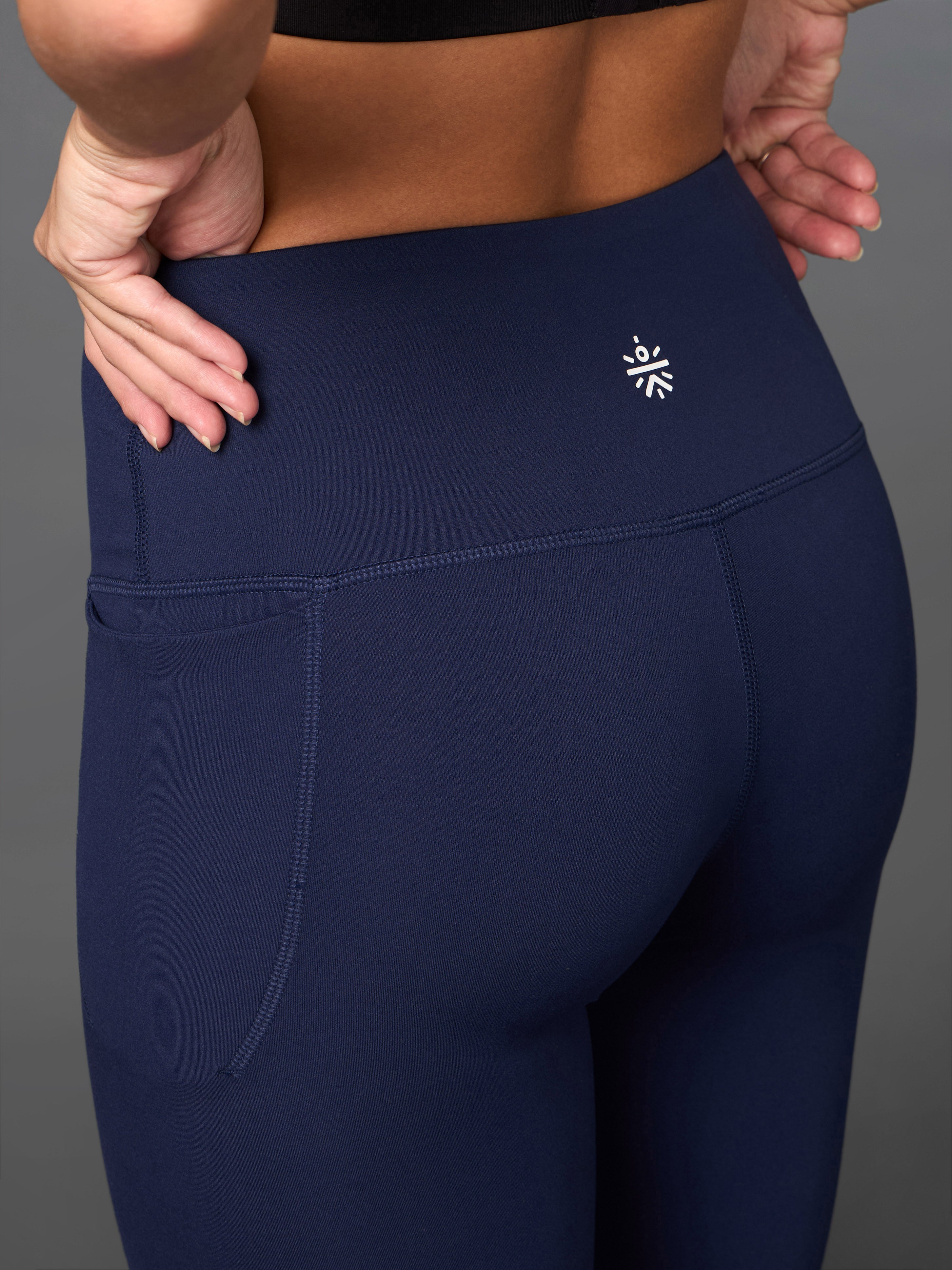 Women's Navy Train All Day COMFlex Tights