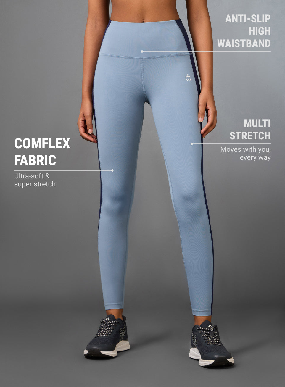 Women's Blue Transform COMFlex Tights