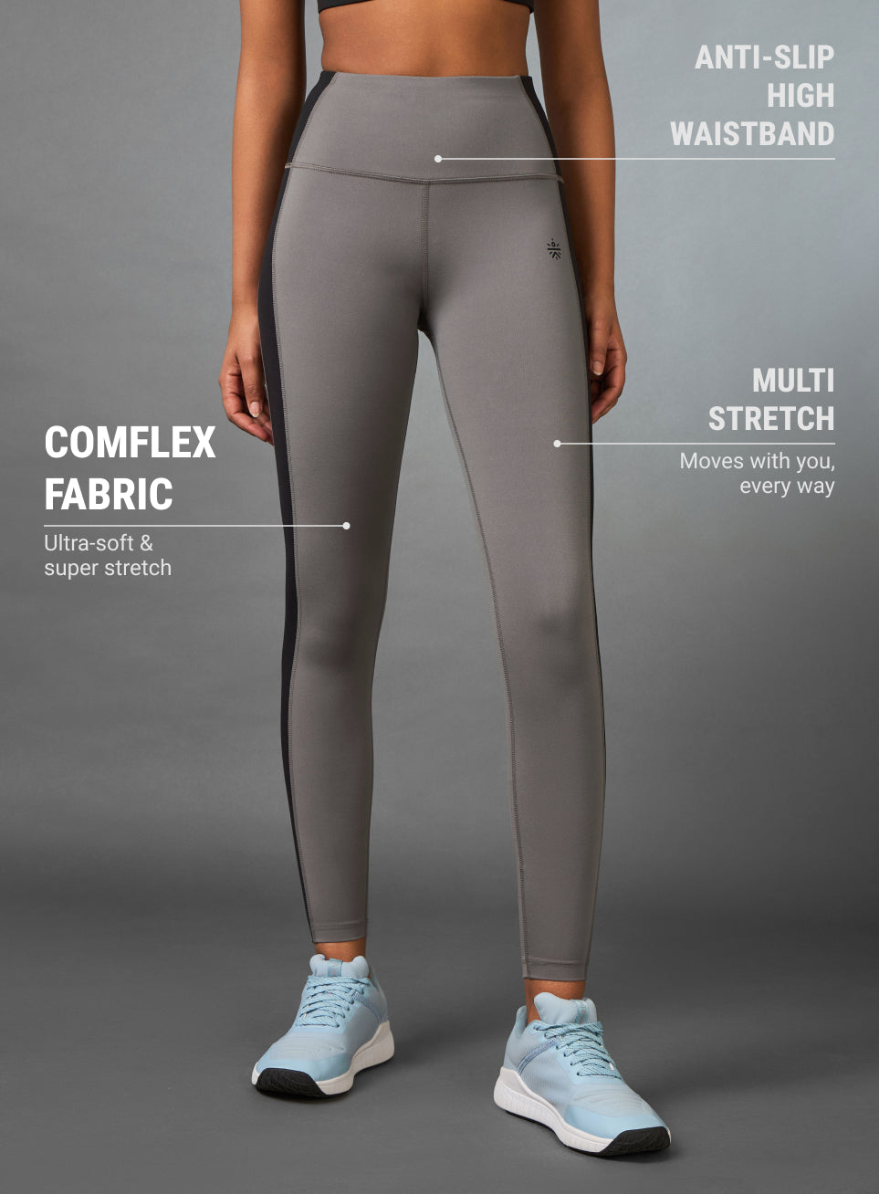 Women's Grey Transform COMFlex Tights